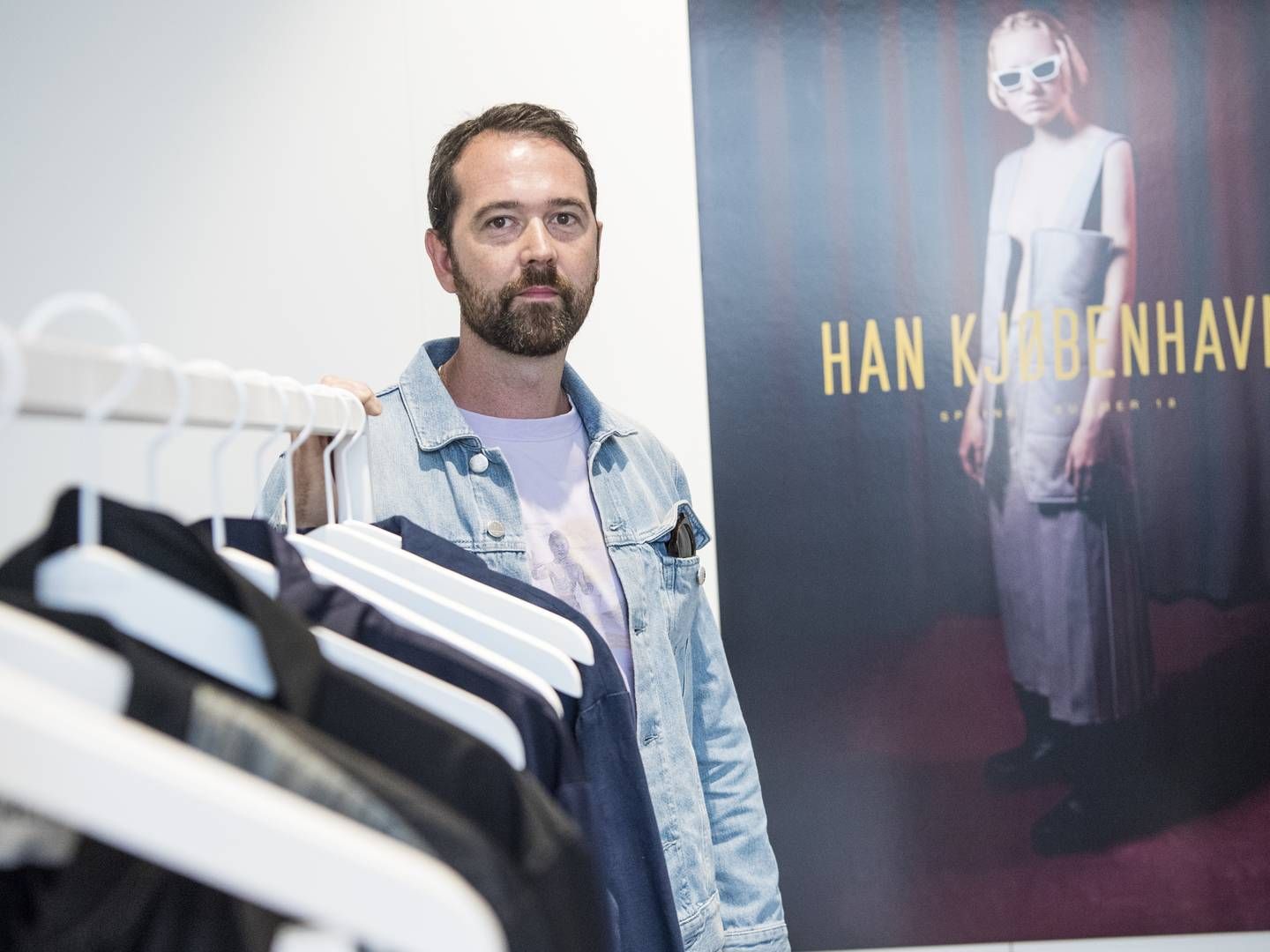 Daniel Søndergaard Hummel er adm. direktør for og medejer af modebrandet Han Kjøbenhavn, der kom godt ud af 2021. | Foto: Gregers Tycho