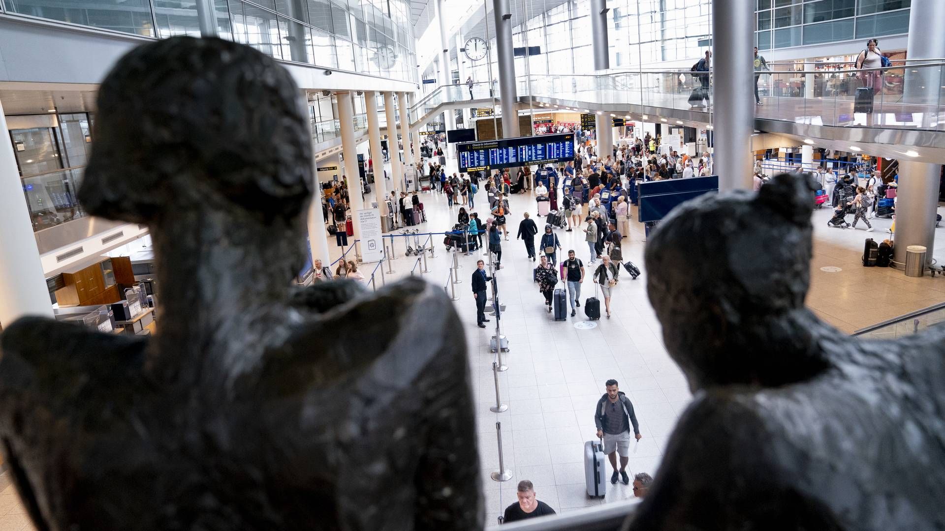 I Københavns Lufthavn er man glade for aftalen mellem SAS og piloterne. SAS' flyvninger udgør knap en tredjedel af trafikken i lufthavnen. | Foto: LISELOTTE SABROE