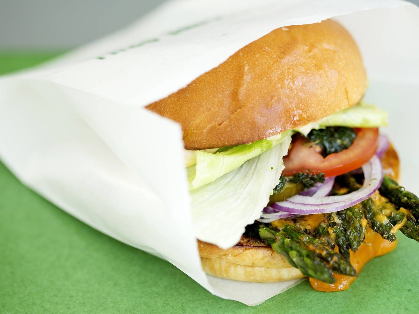 Hvis man skal som burgerbar skal overleve i 2022, må man bl.a. fokusere på mere bæredygtighed på menuen, mener flere kæder. Her en vegetarburger fra Gasoline Grill. | Foto: Thomas Borberg
