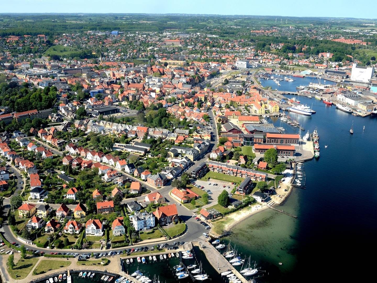 Først når året er omme, ved Odense-advokaterne i Tverskov & Partnere, om der er basis for at blive i Svendborg. På billedet ses havnen i den sydfynske by. | Foto: Colourbox / Knud Erik Christensen