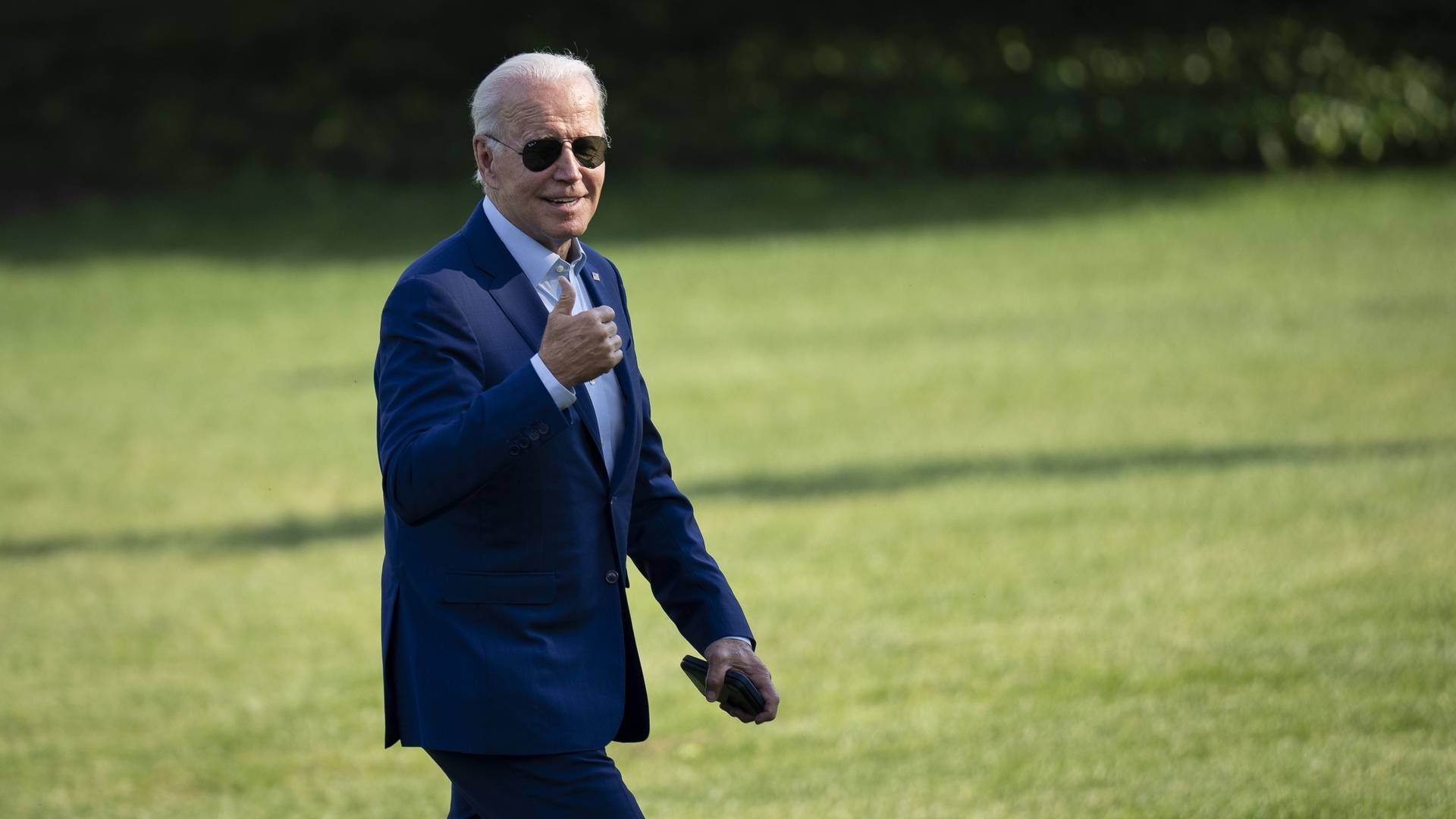 Joe Biden presser på for mere havvind. | Foto: DREW ANGERER/AFP / GETTY IMAGES NORTH AMERICA