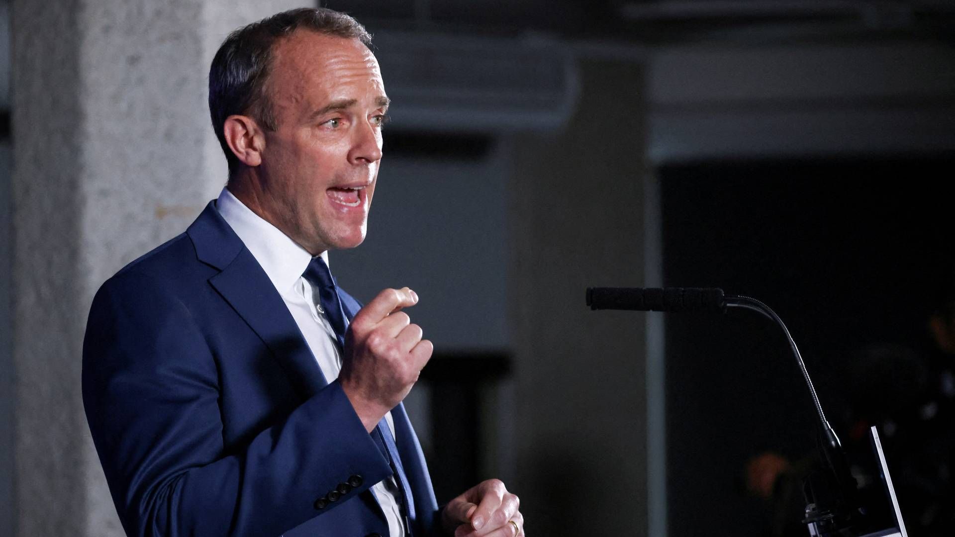 De nye regler skal ifølge den britiske justitsminister Dominic Raab forhindre, at retssystemet bliver misbrugt. | Foto: Henry Nicholls/REUTERS / X06612