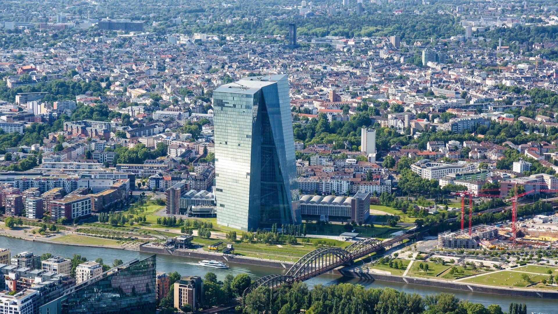 Blick auf das Gebäude der EZB | Foto: picture alliance / Markus Mainka | Markus Mainka