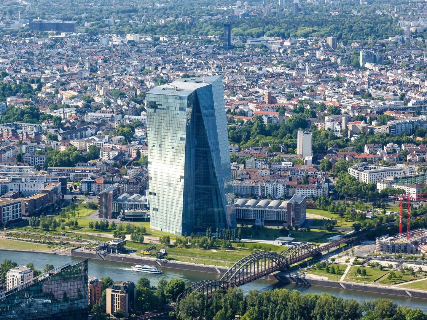 Blick auf das Gebäude der EZB | Foto: picture alliance / Markus Mainka | Markus Mainka