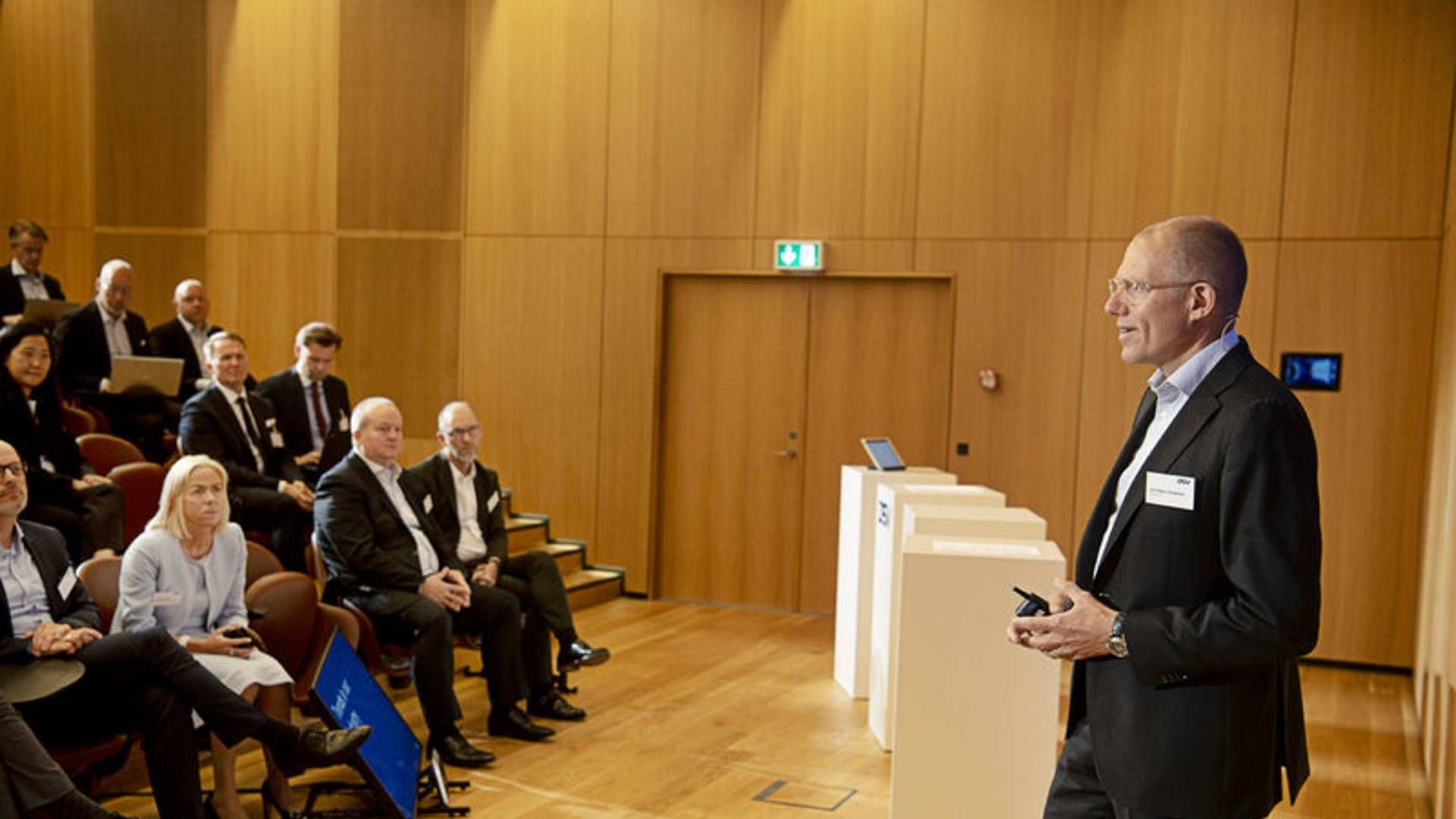 DSV vil ”vokse hurtigere end markedet”, og det skal bl.a. ske gennem opkøb, som CEO Jens Bjørn Andersen sagde i maj på DSV’s kapitalmarkedsdag. | Foto: DSV / PR