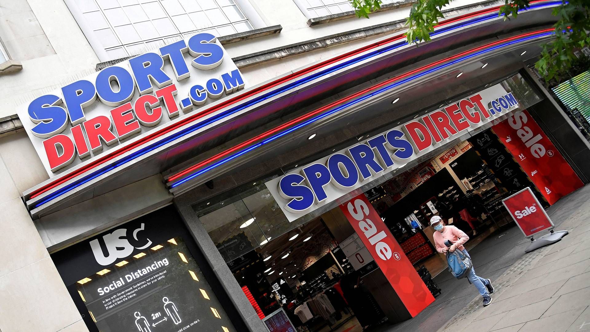 Sports Direct er med knap 500 butikker og en milliardomsætning Frasers Groups helt store guldæg. | Foto: Toby Melville/Reuters
