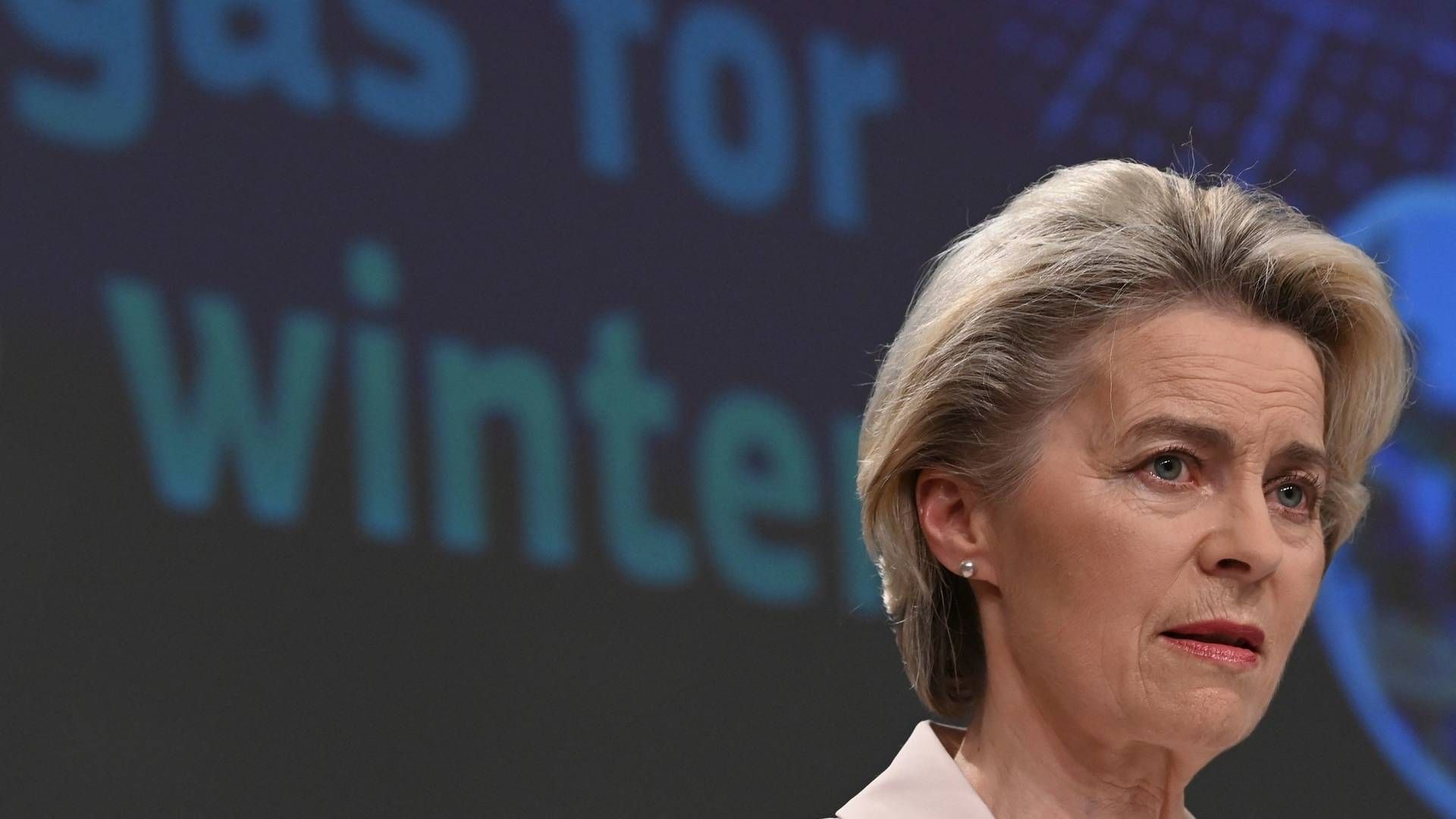 EU-Kommissionens formand, Ursula von der Leyen. | Foto: JOHN THYS/AFP / AFP