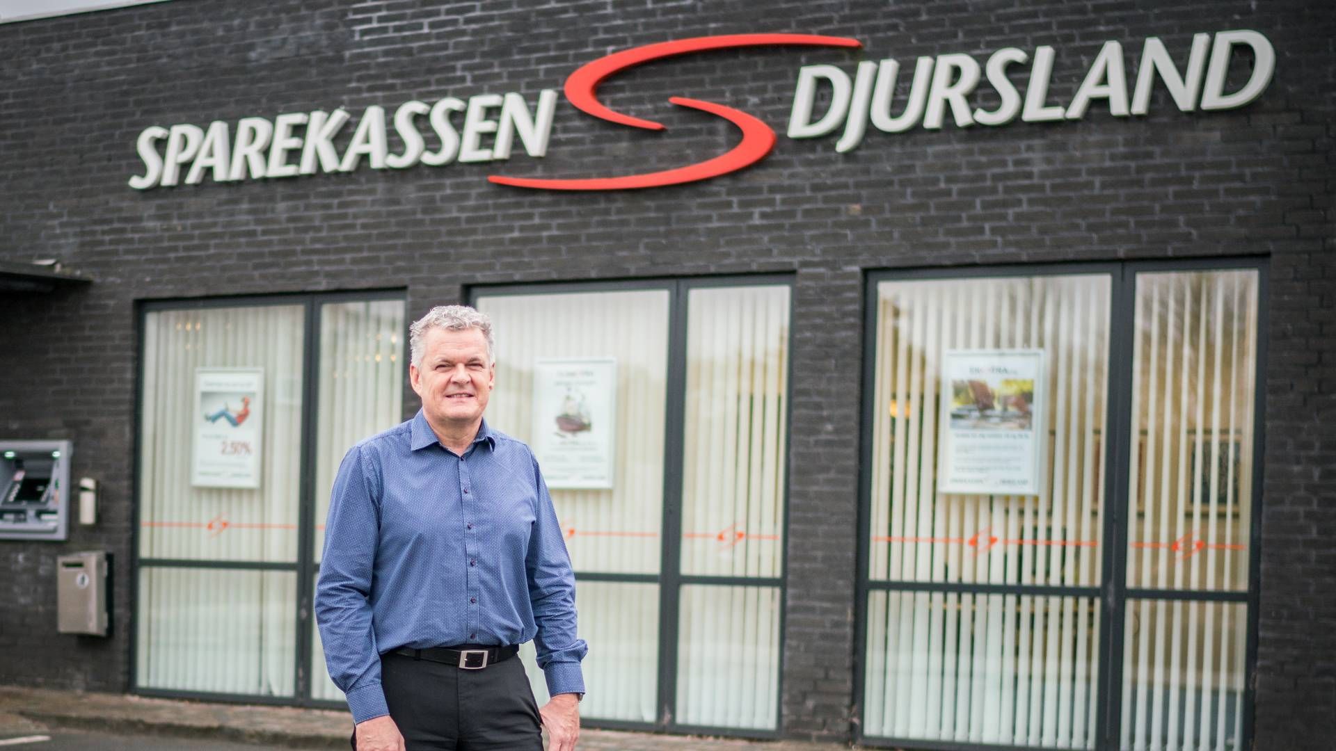 Peter Lading Sørensen, adm. direktør i Sparekassen Djursland, fortæller, at man onsdag forventer at træffe beslutning om fremtidige rentesatser på indlån. | Foto: PR