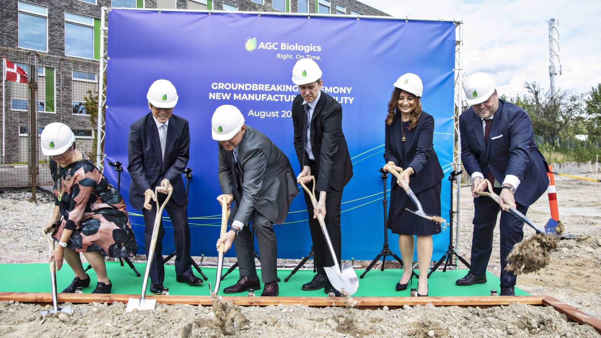 Ground was broken on the construction of AGC Biologic's new factory almost one year ago. | Photo: Lars Thornblad