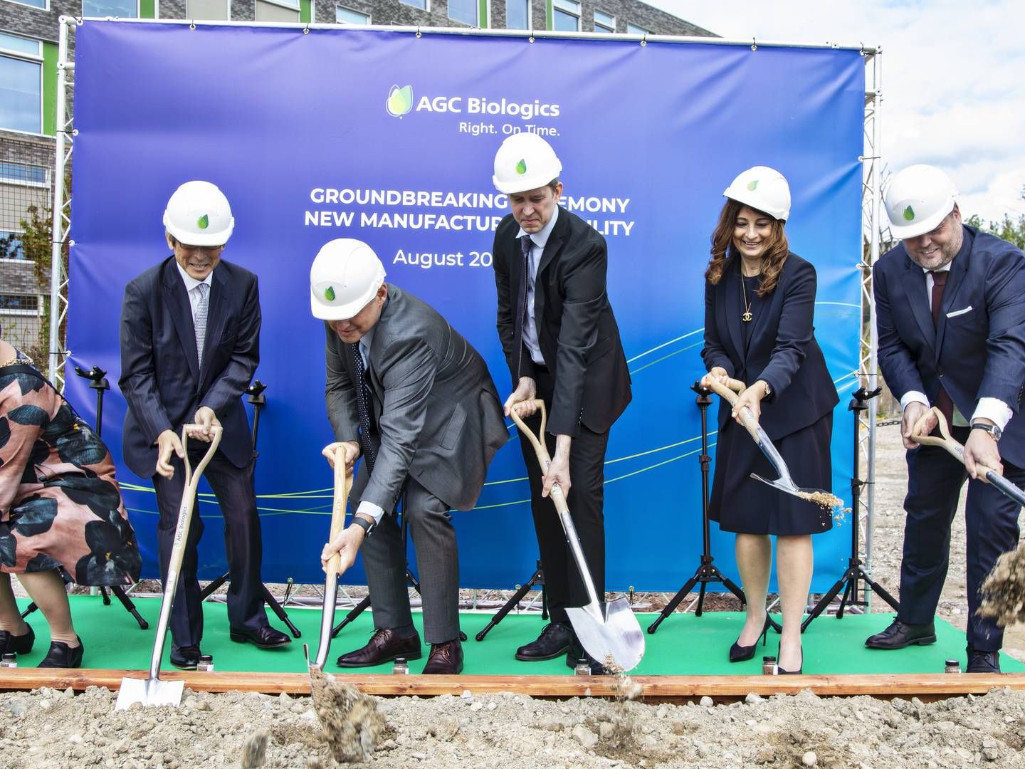 Ground was broken on the construction of AGC Biologic's new factory almost one year ago. | Photo: Lars Thornblad