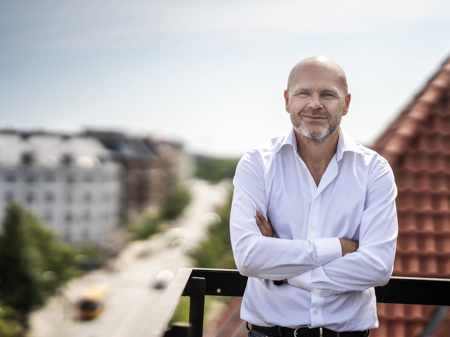 Nicolaj Højer Nielsen, medstifter af Penneo og i dag investor, skyder penge i Unioo, der er leverandør til danske banker. | Foto: Stine Bidstrup/ERH
