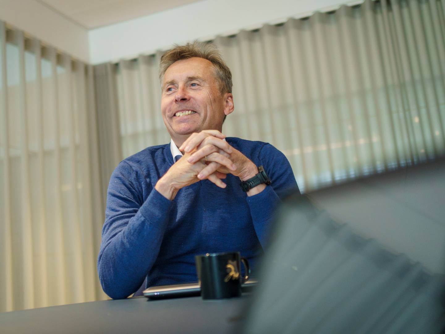 TOPPSTEMNING: Malling-direktør Anders Berggren er tilbake på kontoret sammen med stadig flere ansatte. | Foto: Heiko Junge / NTB