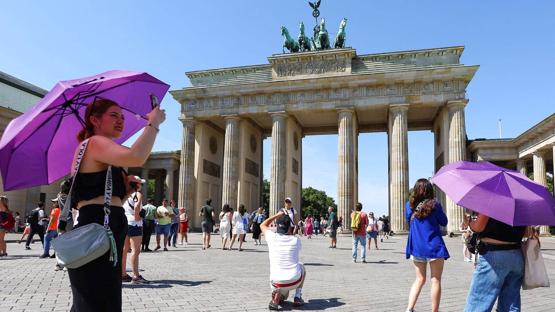 Arkivfoto fra Brandenburger Tor i den tyske hovedstad Berlin. | Foto: Fabrizio Bensch/Reuters/Ritzau Scanpix