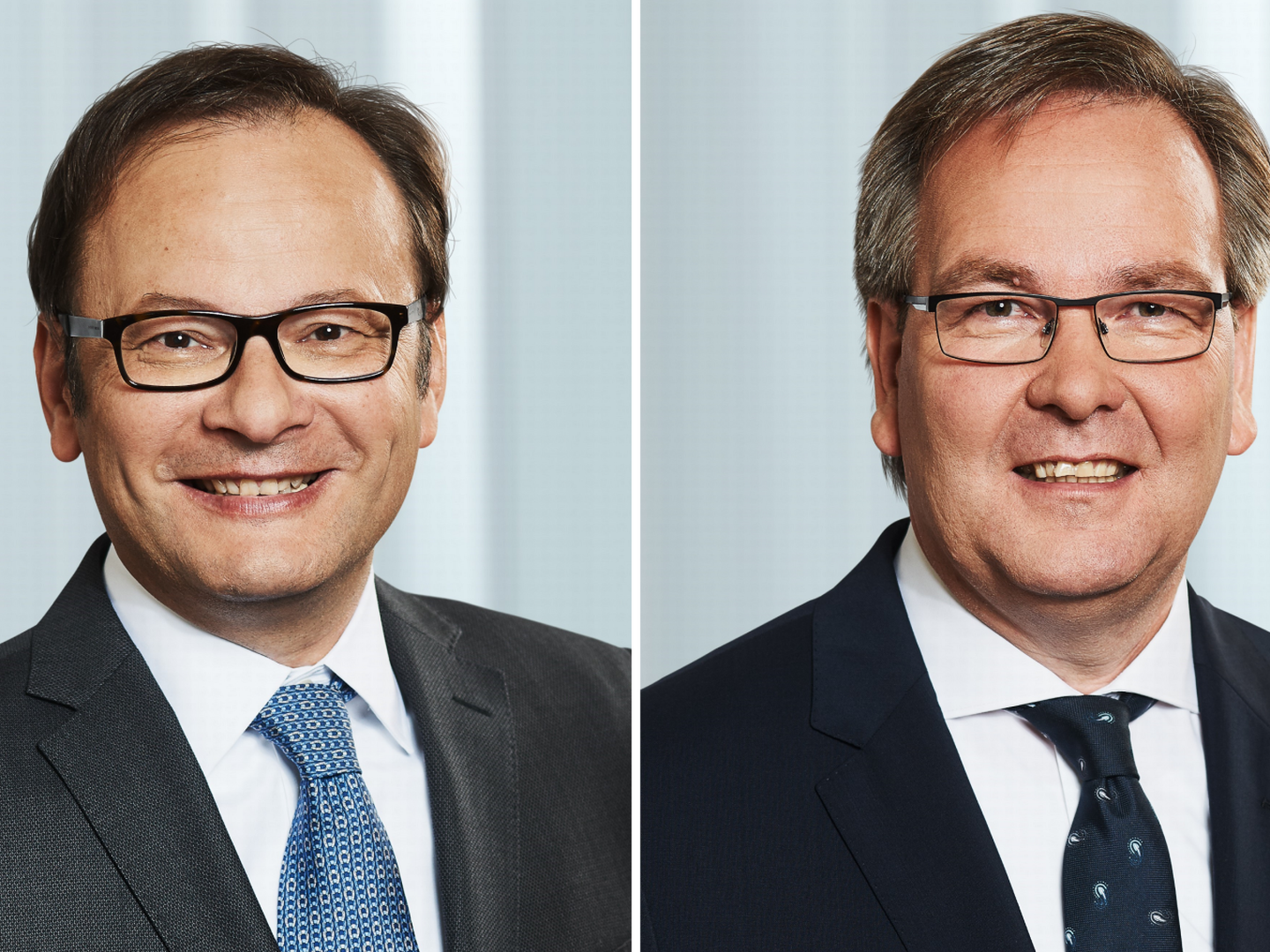 André Enders (links) und Carsten Gennrich leiten die Niederlassung der Frankfurter Bankgesellschaft in Hamburg | Foto: Frankfurter Bankgesellschaft