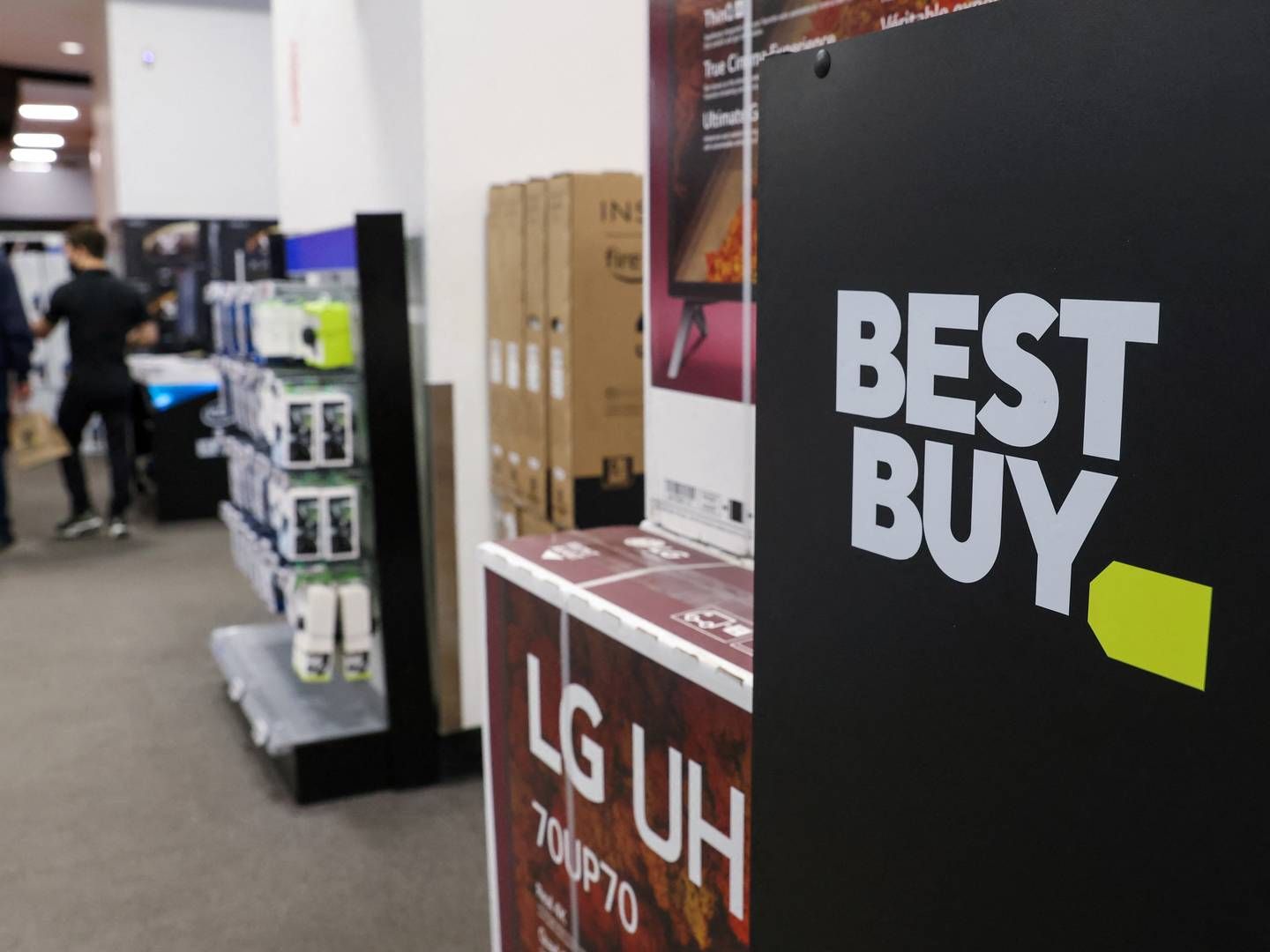 Best Buy har omkring 1.200 butikker, hvoraf størstedelen ligger i USA. | Foto: Andrew Kelly/Reuters