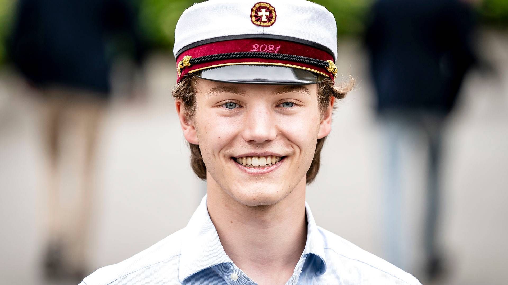 Prins Felix blev student sidste sommer og begynder nu på shippinguddannelsen på CBS. | Foto: Mads Claus Rasmussen/Ritzau Scanpix
