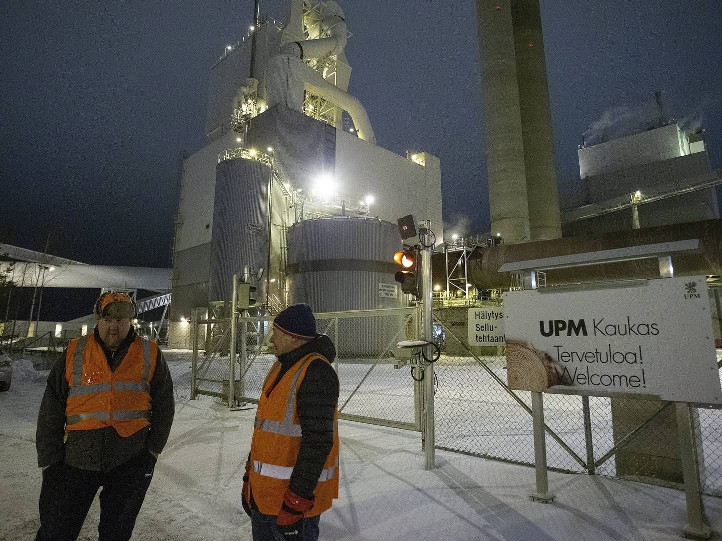 Den finske papirproducent UPM blev tidligere på året omdrejningspunkt for en strejke, som har været med til at lægge pres på papirleverancer. | Foto: Lehtikuva/Reuters/Ritzau Scanpix