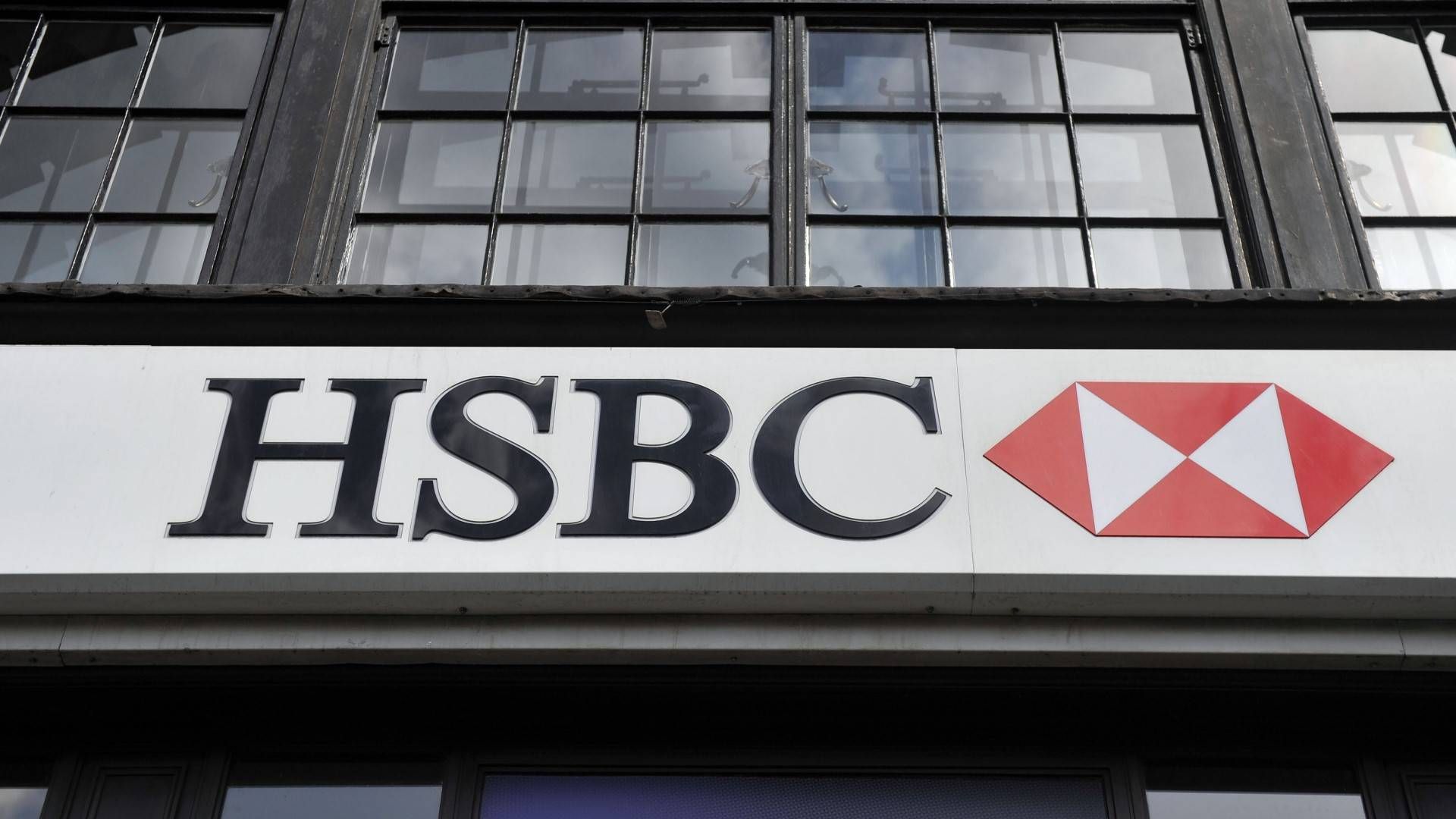 Logo der HSBC. | Foto: picture alliance / empics | Tim Ireland