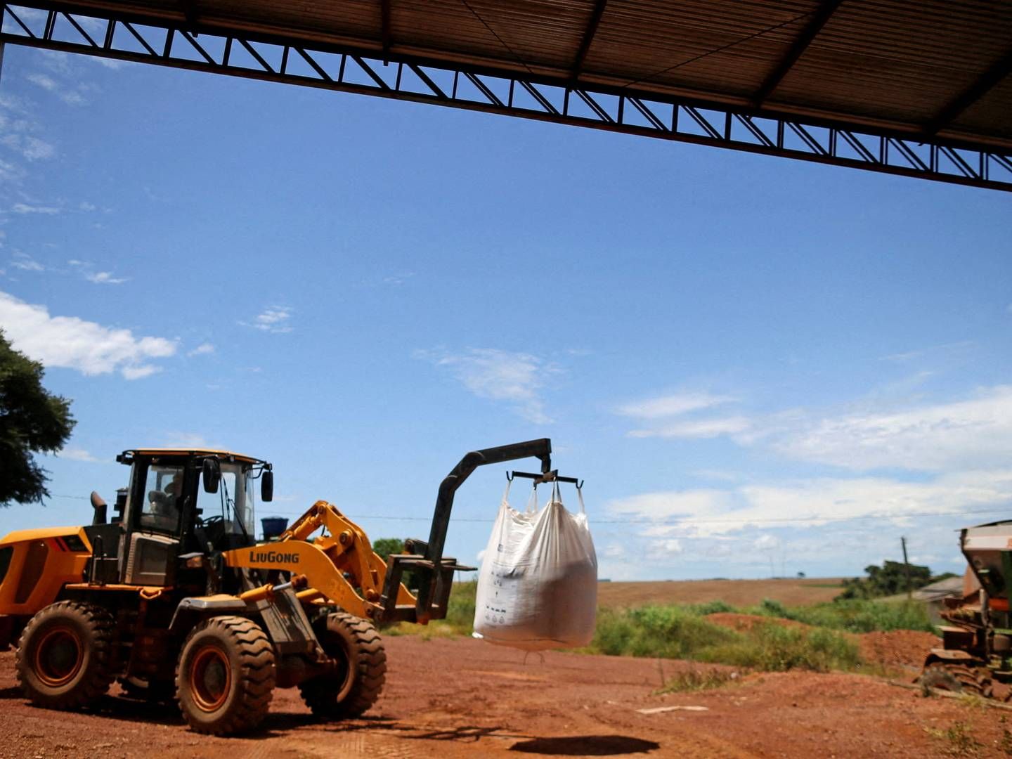 Gødning fra brasilianske Unigel er med til at finansiere verdens største kombinerede grønne ammoniak- og brintfabrik, der opføres i Brasilien. | Foto: Adriano Machado/Reuters/Ritzau Scanpix/REUTERS / X02151