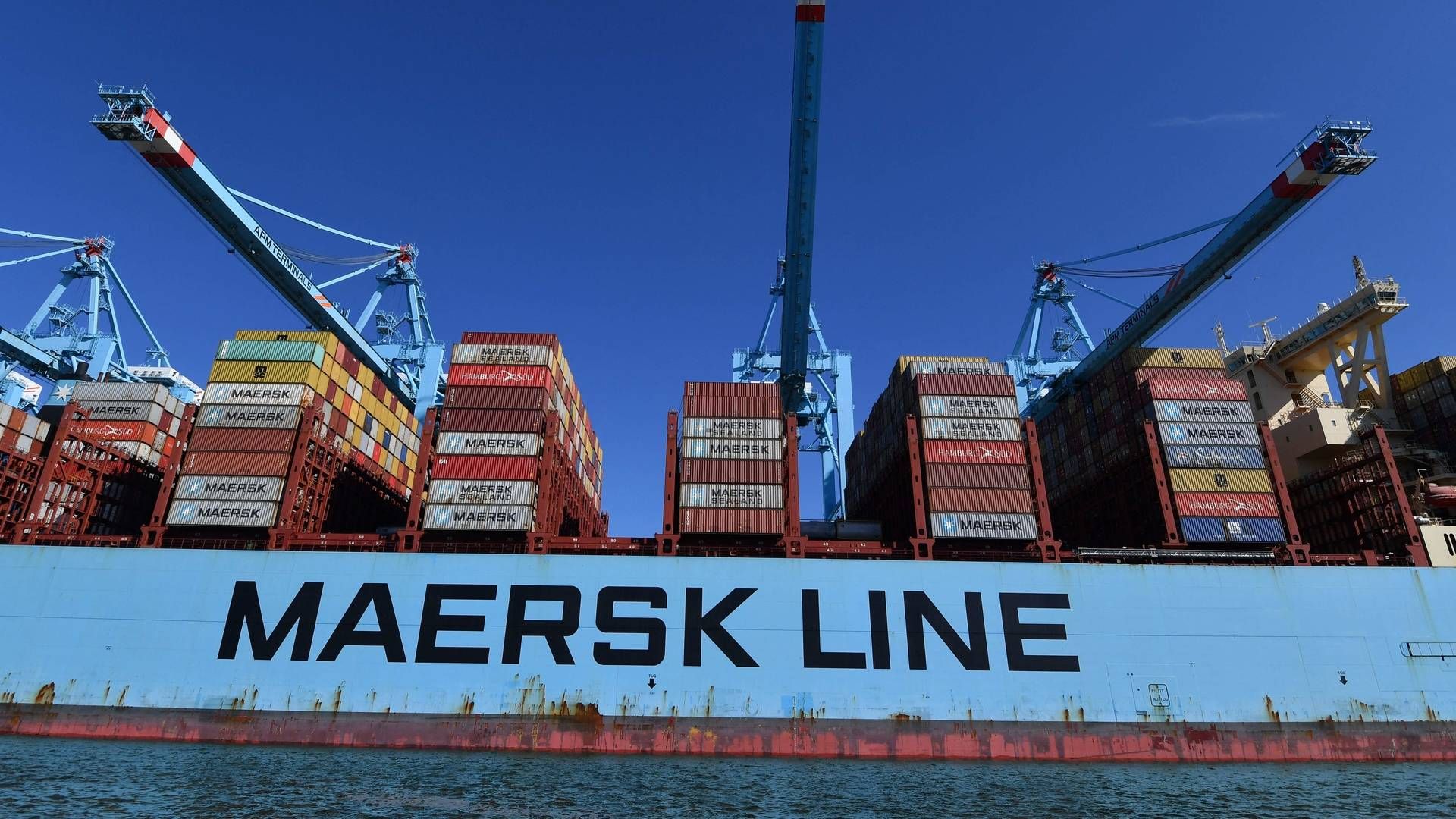 A large increase in freight rates has led to high profits at Maersk. | Photo: JOHN THYS/AFP / AFP