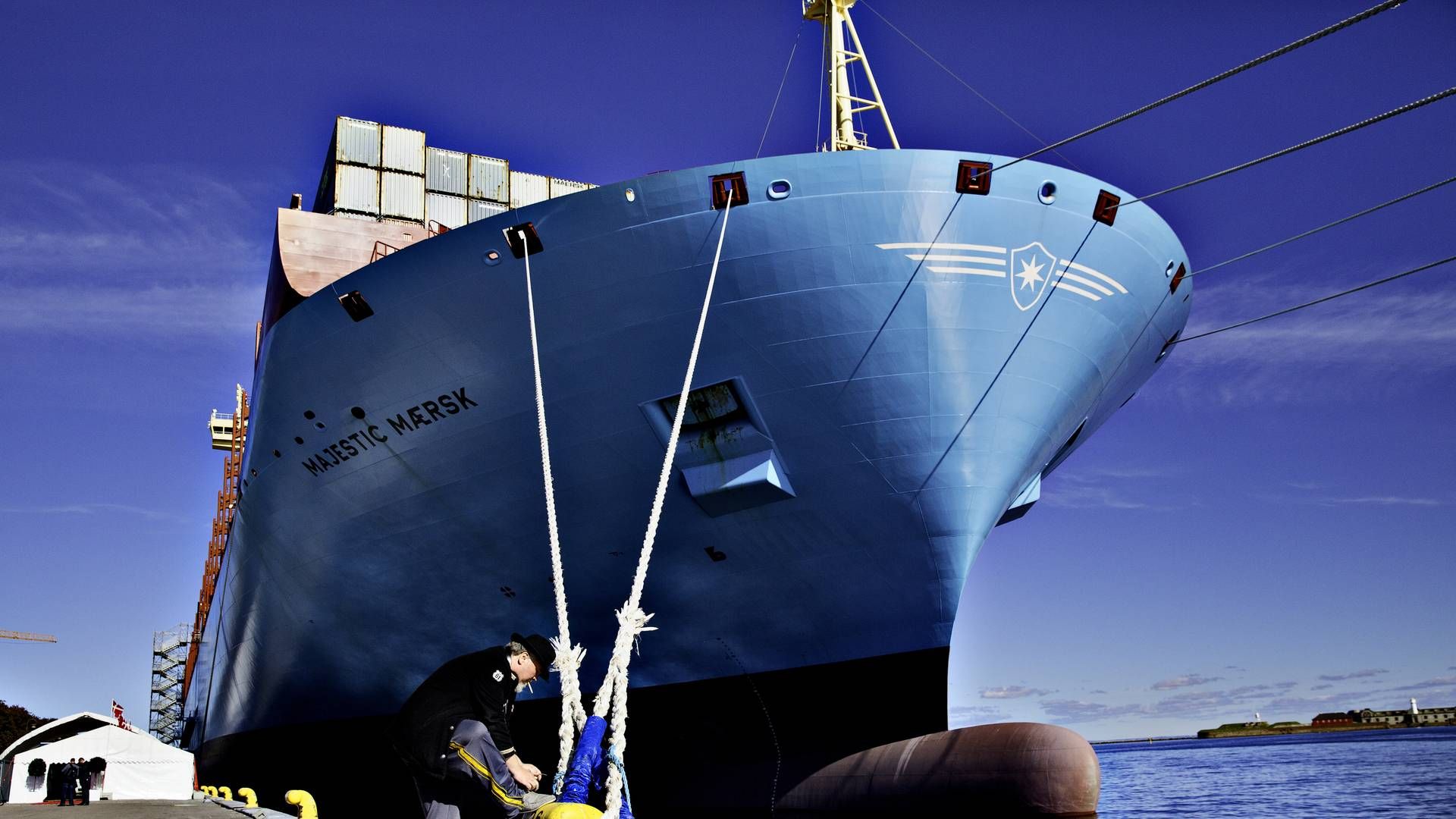 Containerfragten fra Shanghai er gået 3,8 pct. tilbage på en uge. | Foto: Katinka Hustad