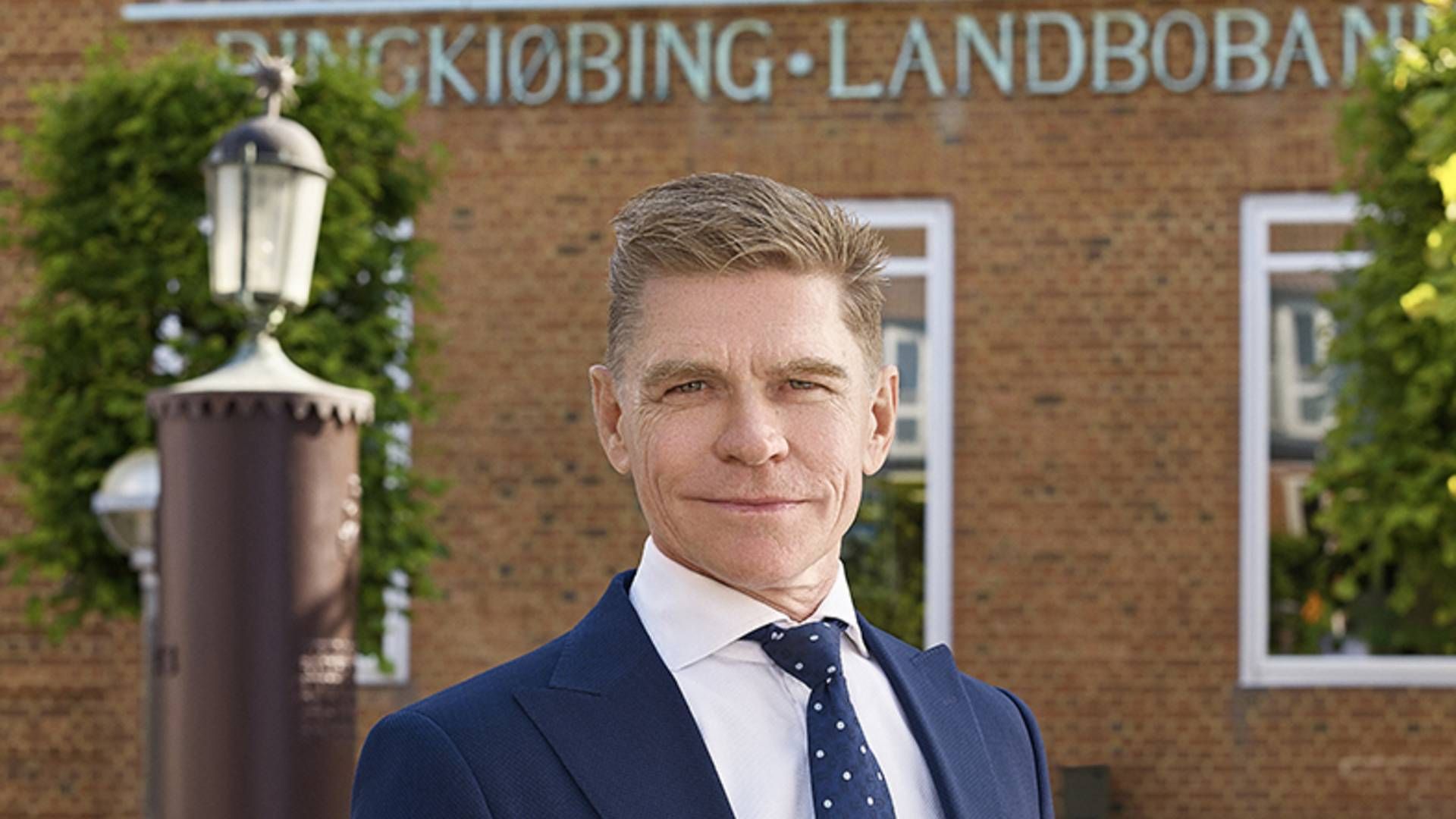 John Fisker, adm. direktør i Ringkjøbing Landbobank. | Foto: Ringkøbing Landbobank/PR