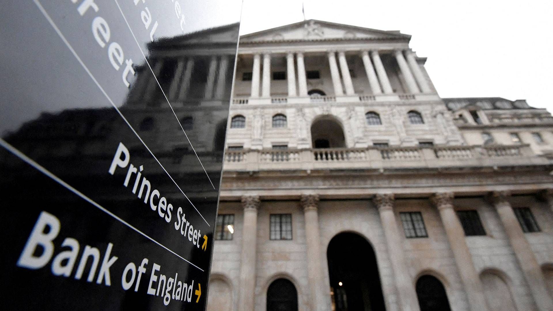 Bank of England i London. | Foto: Toby Melville/Reuters/Ritzau Scanpix