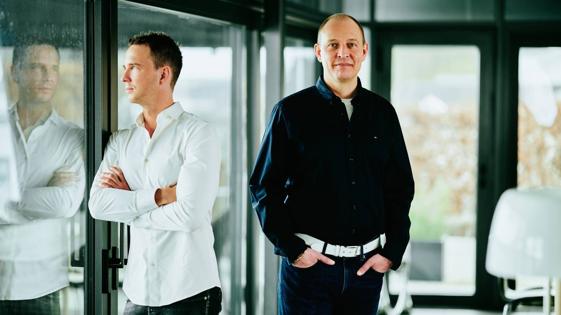 Brødrene Anders (tv.) og Martin Bjergegaard, der står bag investeringsselskabet Bjergegaard & Co. | Foto: Bjergegaard og Co. / PR