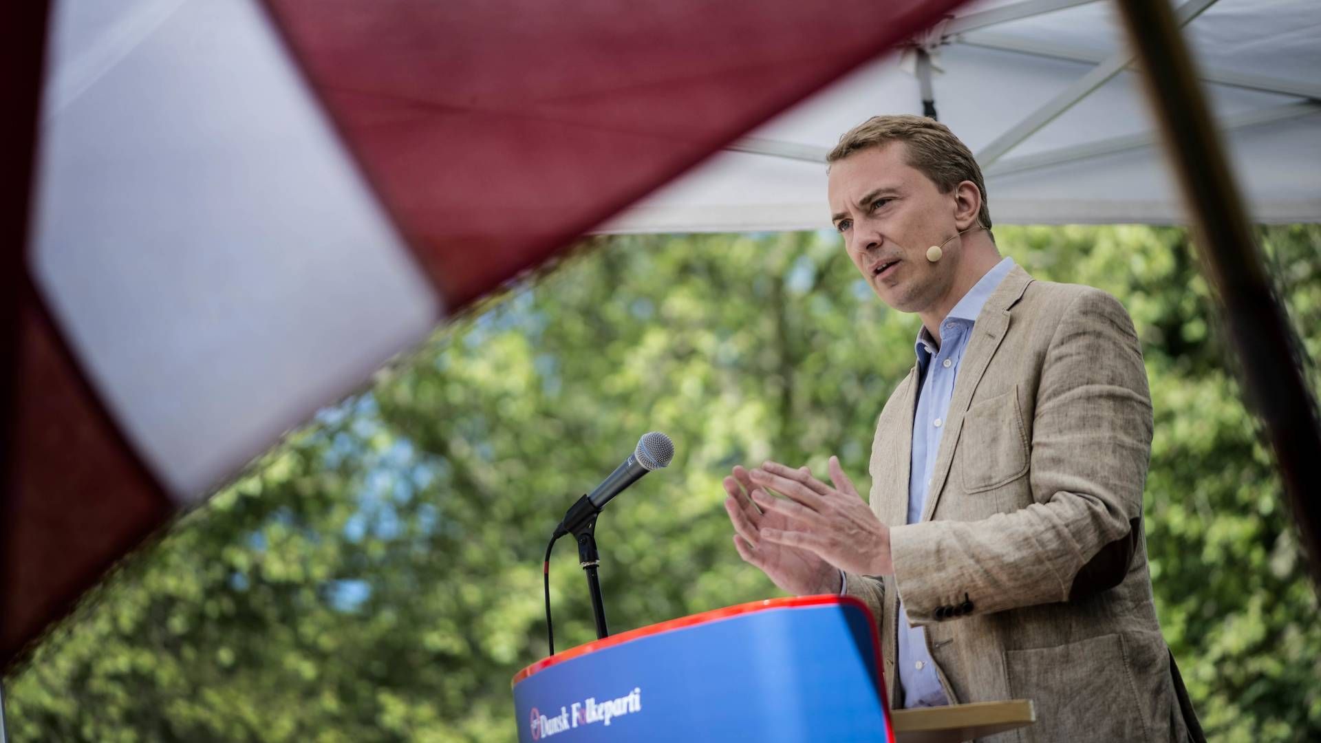 Morten Messerschmidt er partiformand for Dansk Folkeparti. | Foto: Tim Kildeborg Jensen