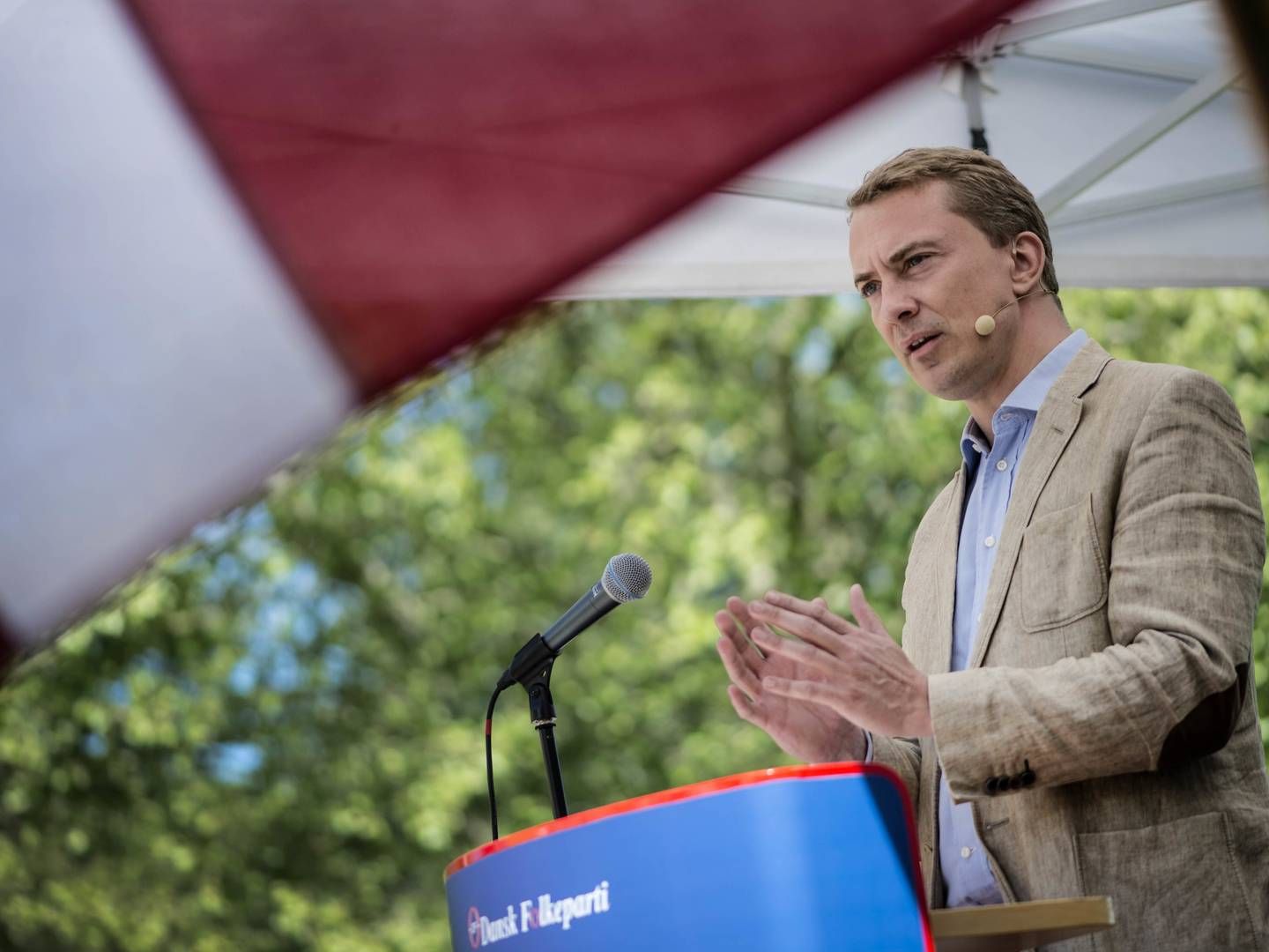 Morten Messerschmidt er partiformand for Dansk Folkeparti. | Foto: Tim Kildeborg Jensen