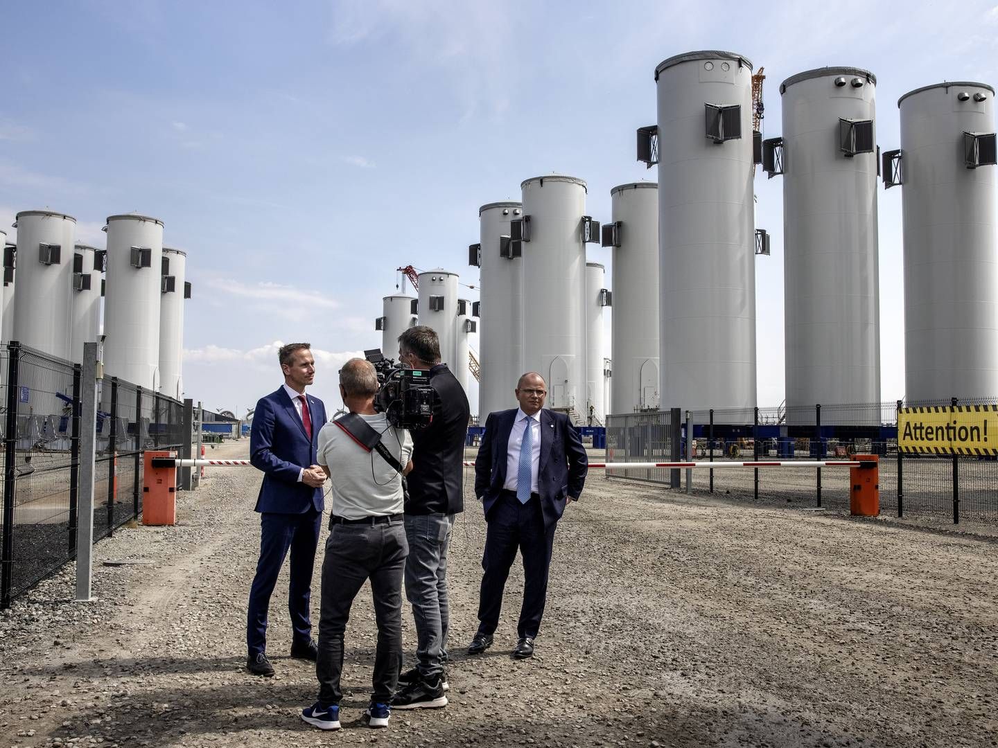 Kristian Jensen, administrerende direktør i erhvervsorganisationen Green Power Denmark, ser store muligheder for danske virksomheder i forbindelse med den amerikanske klimaaplan. | Foto: Jacob Ehrbahn/Politiken