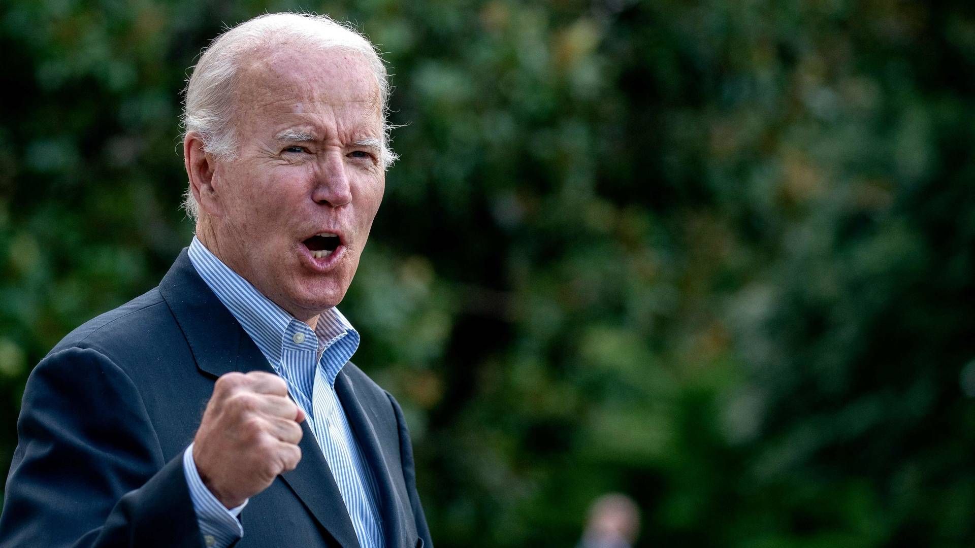 Joe Biden har fået sin klimaplan gennem Senatet. | Foto: Stefani Reynolds/AFP / AFP