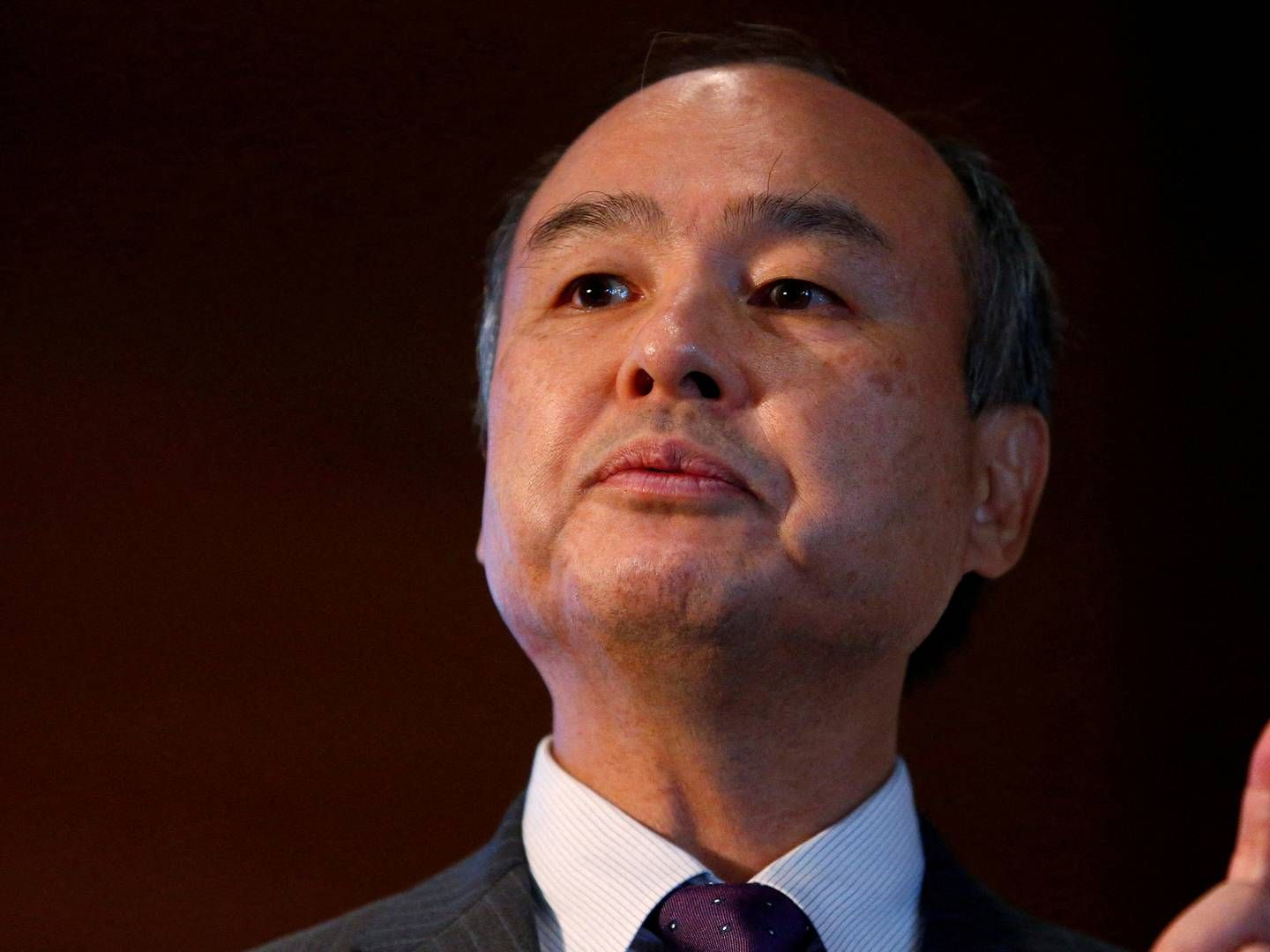 Masayoshi Son, adm. direktør og stifter af Softbank Group | Foto: Neil Hall / Reuters / Ritzau Scanpix