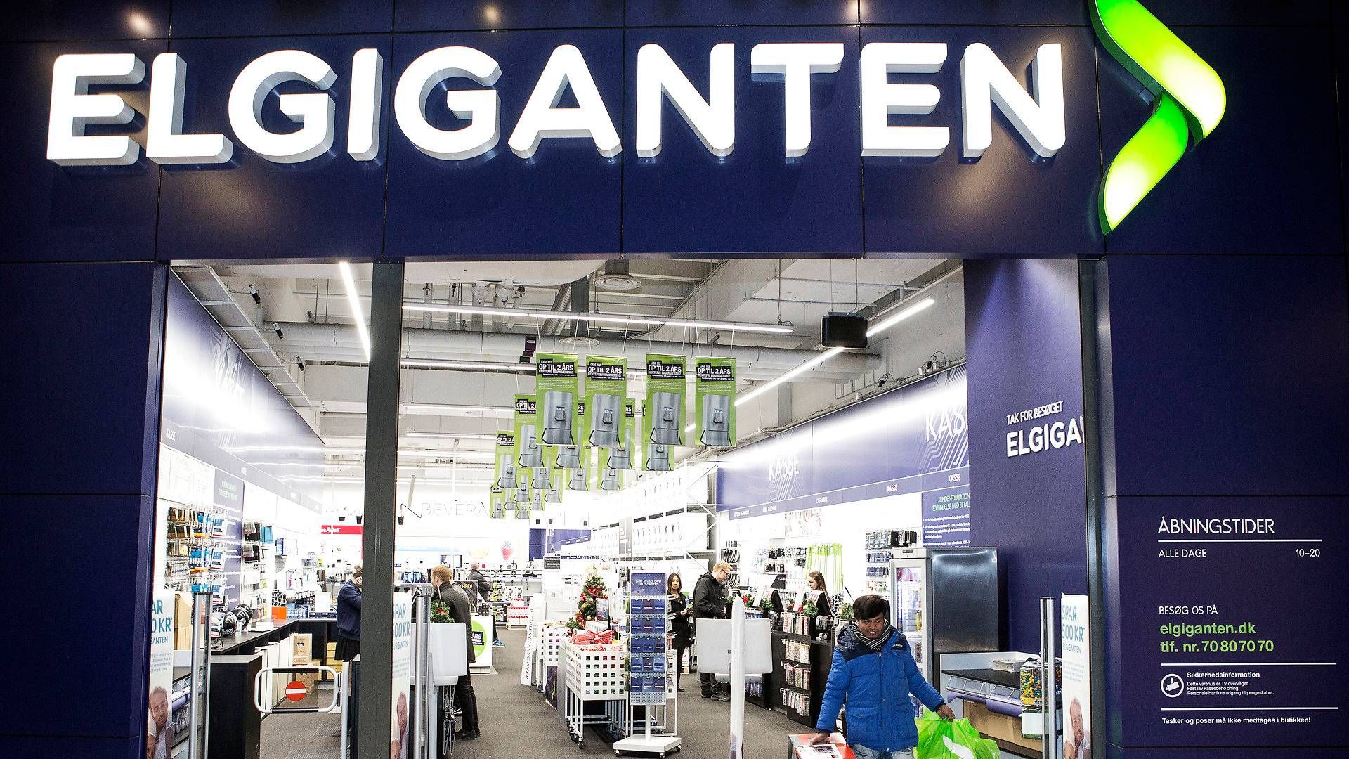 Elgiganten, der blev etableret i Danmark i 1996, har i dag 40 fysiske butikker rundt i landet. | Foto: Rune Aarestrup Pedersen/Ritzau Scanpix