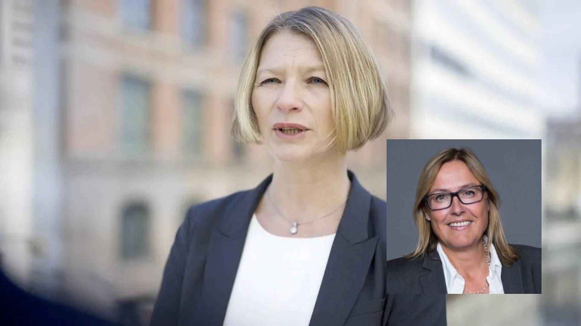 Christina Åhlander (innfelt), administrerende direktør i Finansieringsselskapenes forening, og Gry Nergård, direktør for forbrukerpolitikk i Finans Norge- | Foto: CF Wesenberg/Finansieringsselskapenes forening