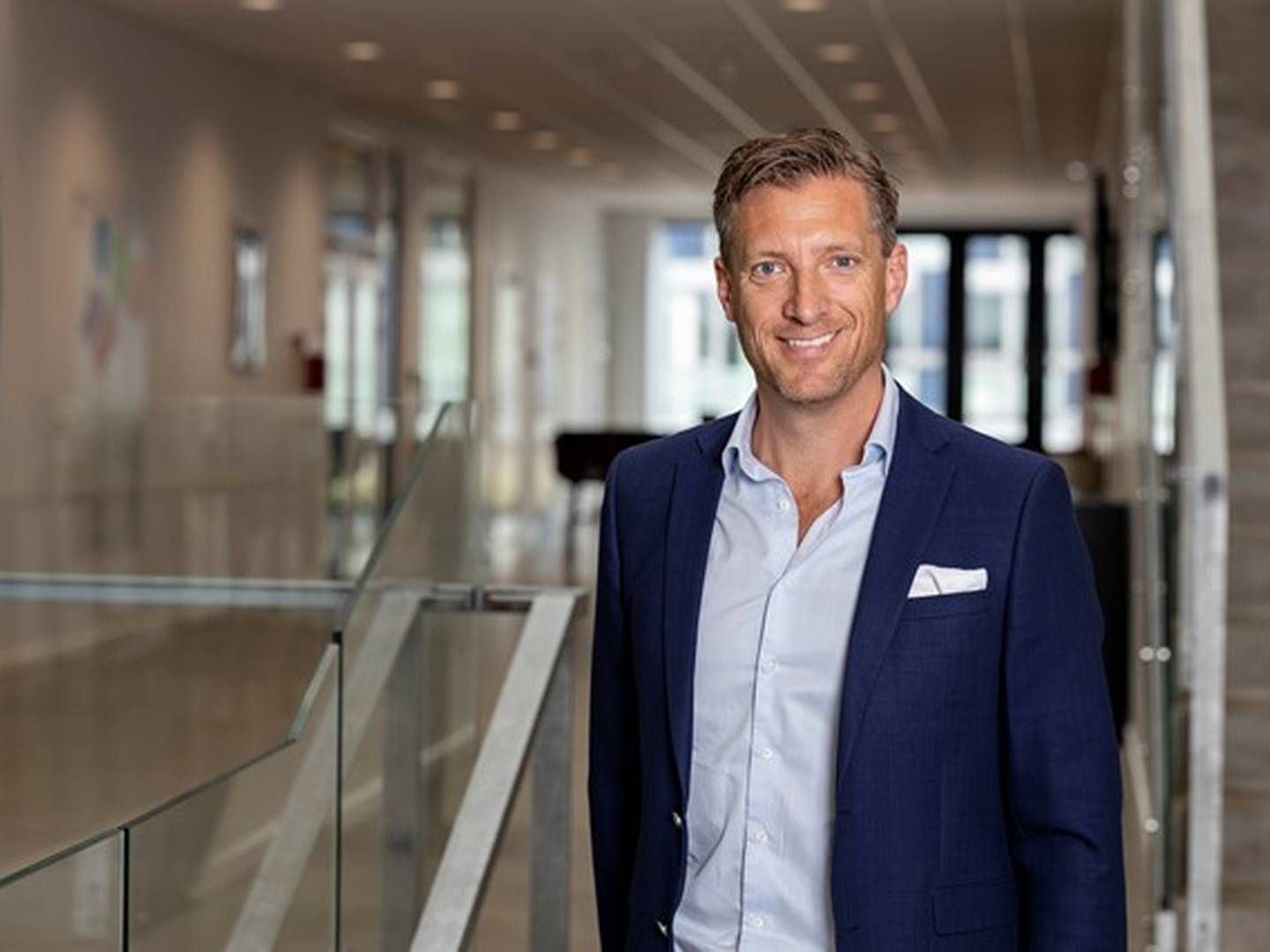 Torsdag tiltrådte Kristoffer Kaare Stimpel hos VGP som landechef, hvor han skal hjælpe den belgiske investor med at købe ejendomme i Danmark. | Foto: PR / VGP