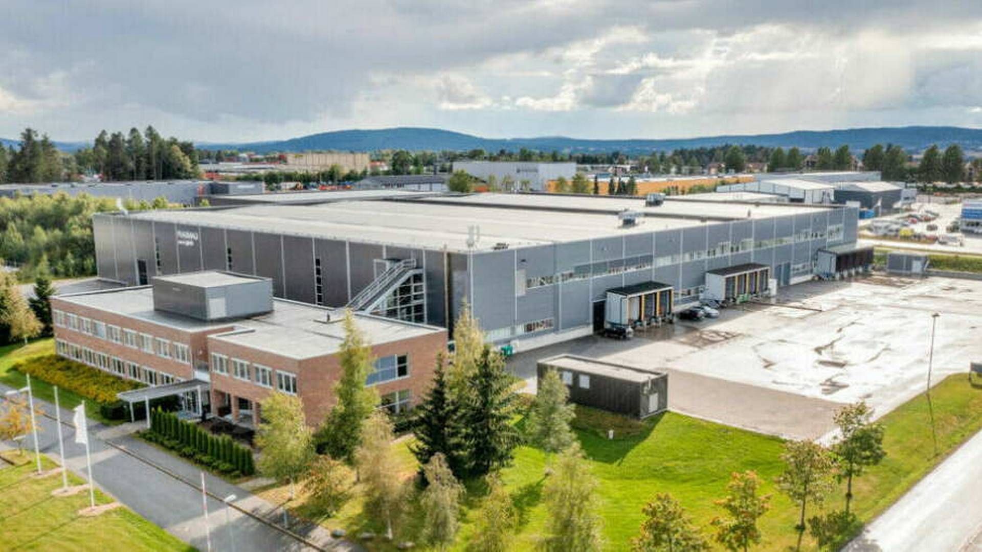 NY LEIETAKER: Norsk Bibliotektransport flytter inn i Dyrskueveien 13 i Ullensaker neste sommer. | Foto: Oslo Pensjonsforsikring
