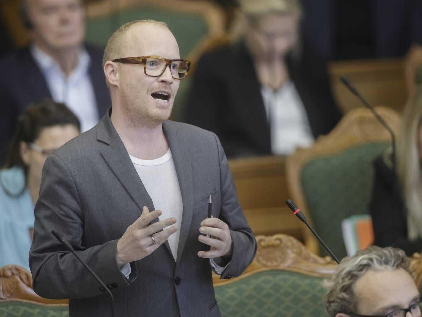 SF’s landbrugsordfører, Rasmus Nordqvist mener ikke, at det er en god idé at udsætte braklægningen af landbrugsjord. | Foto: Mads Nissen