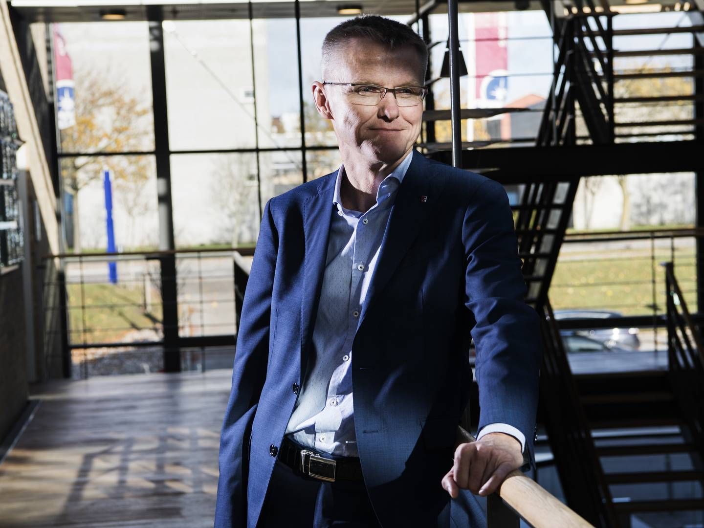 Lasse Nyby er adm. direktør i Spar Nord Bank. | Foto: Gregers Tycho/ERH