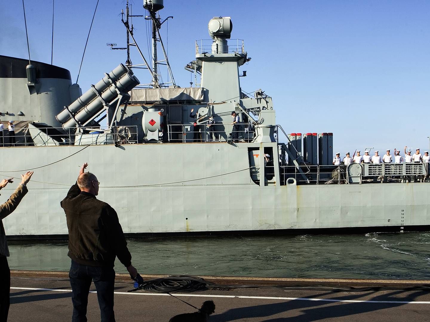 Den danske flåde skal udbygges og moderniseres for 40 mia. kroner. | Foto: Joachim Adrian