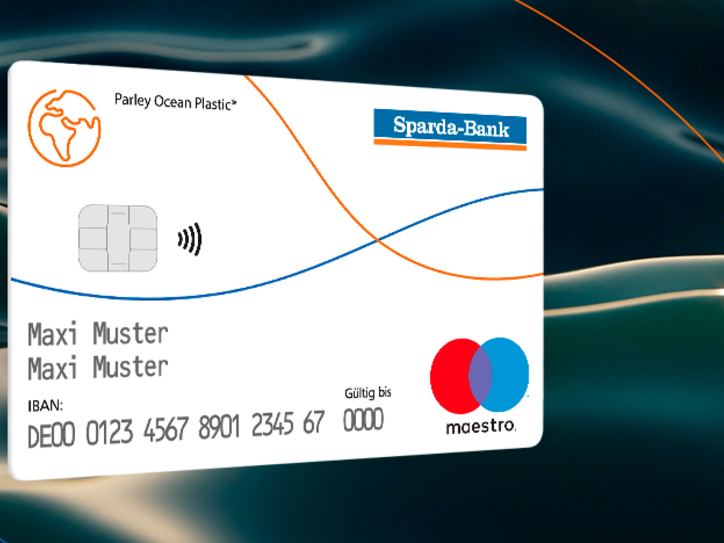 Die neue Bankkarte der Sparda Bank Berlin aus sog. Ozeanplastik. | Foto: Sparda Bank Berlin