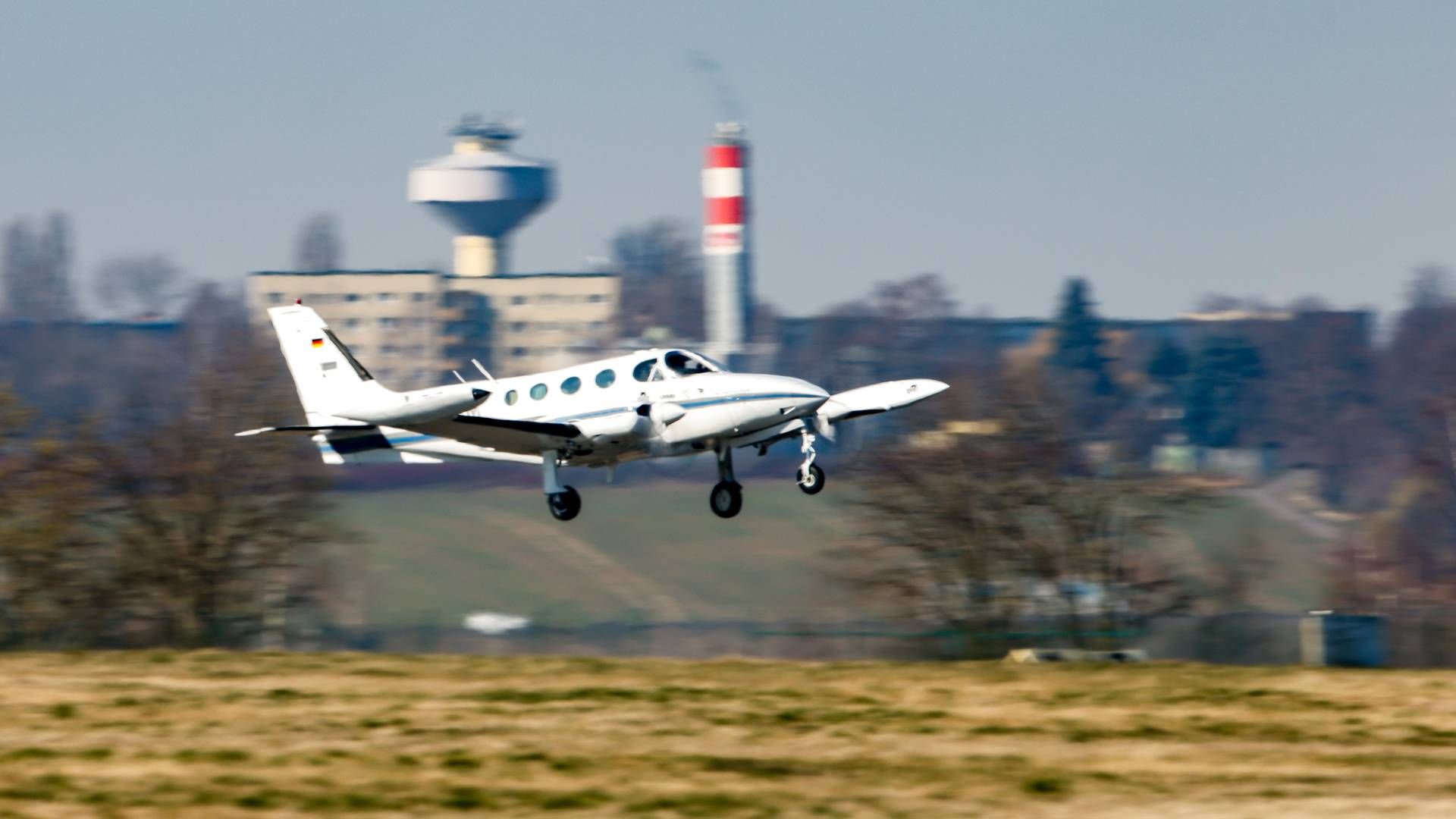 To fly af mærket Cessna er kollideret i Californien. | Foto: Jan Woitas/AP/Ritzau Scanpix