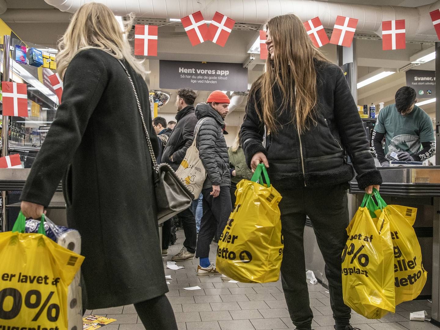 Flere lægger deres indkøb i discountbutikkerne | Foto: Henning Hjorth