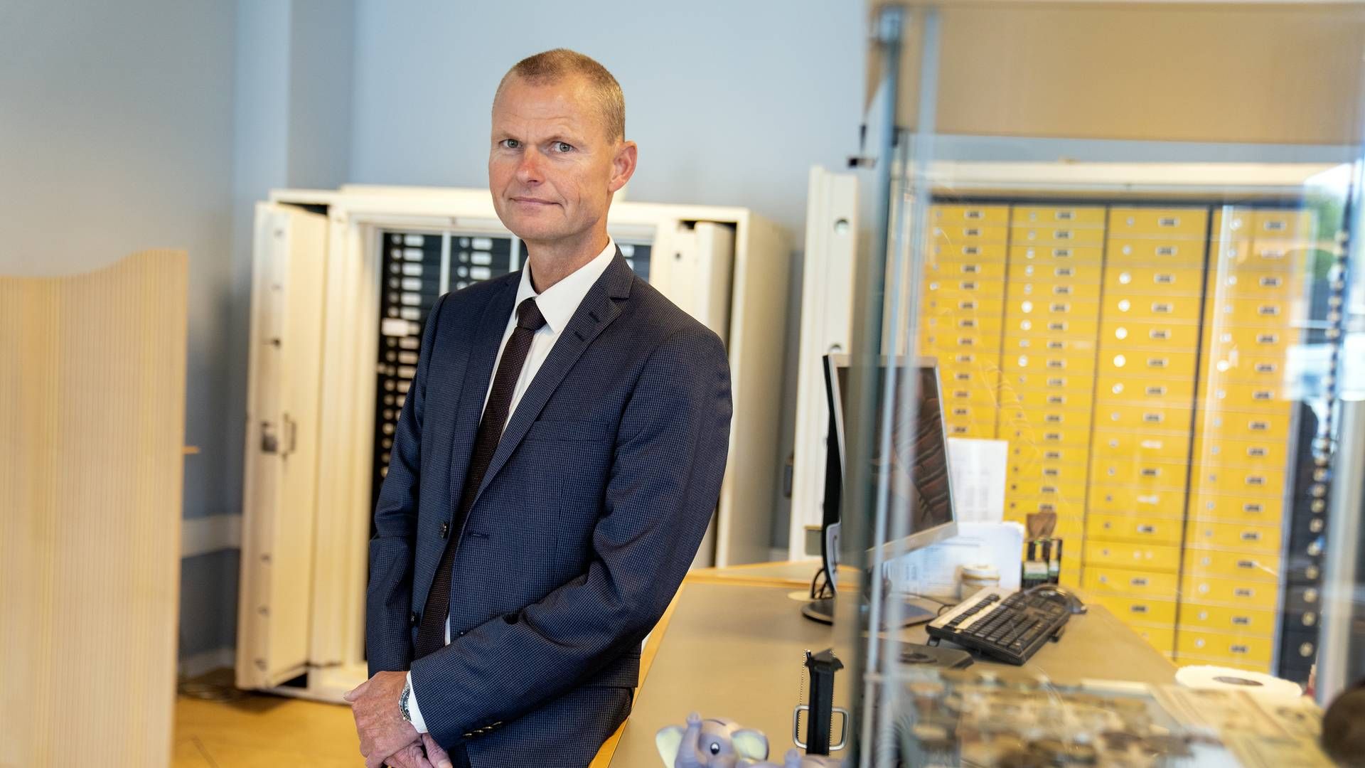 Claus Sejling er adm. direktør i Dragsholm Sparekasse | Foto: Stine Bidstrup/ERH