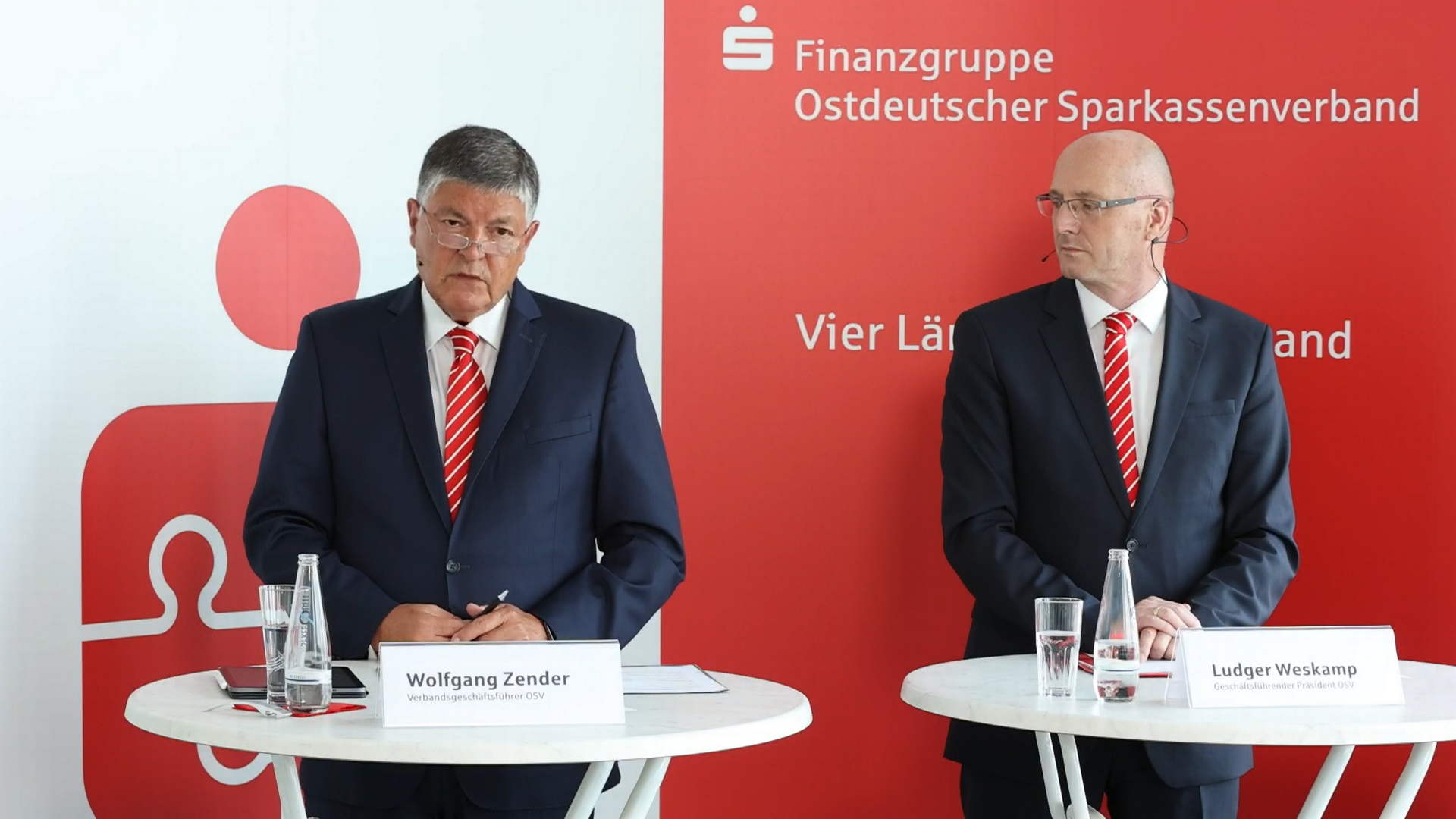 Wolfgang Zender und Ludger Weskamp. | Foto: Screenshot: FinanzBusiness