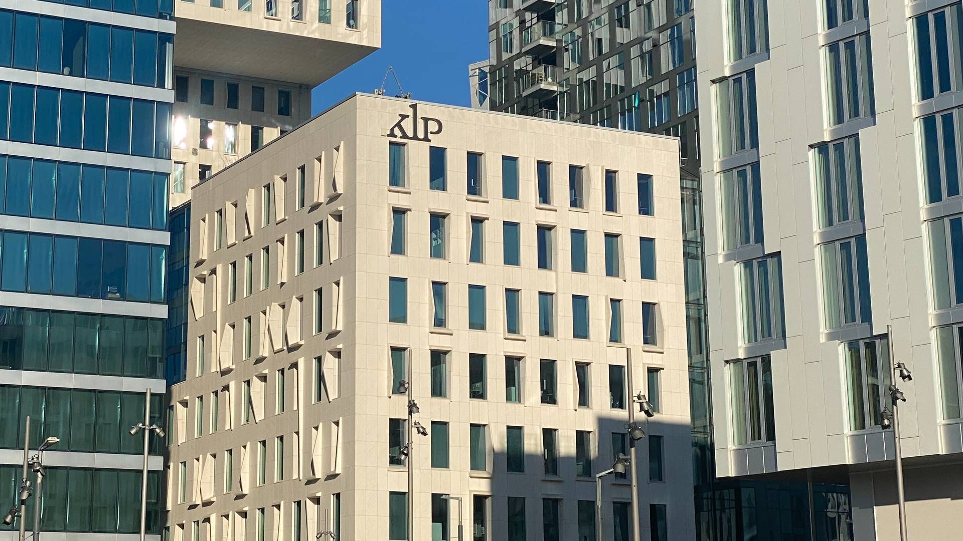 KLPs hovedkontor i Oslo. KLP fikk det laveste fallet i AUM av de nordiske kapitalforvalterne i første halvår. | Foto: Magnus Eidem