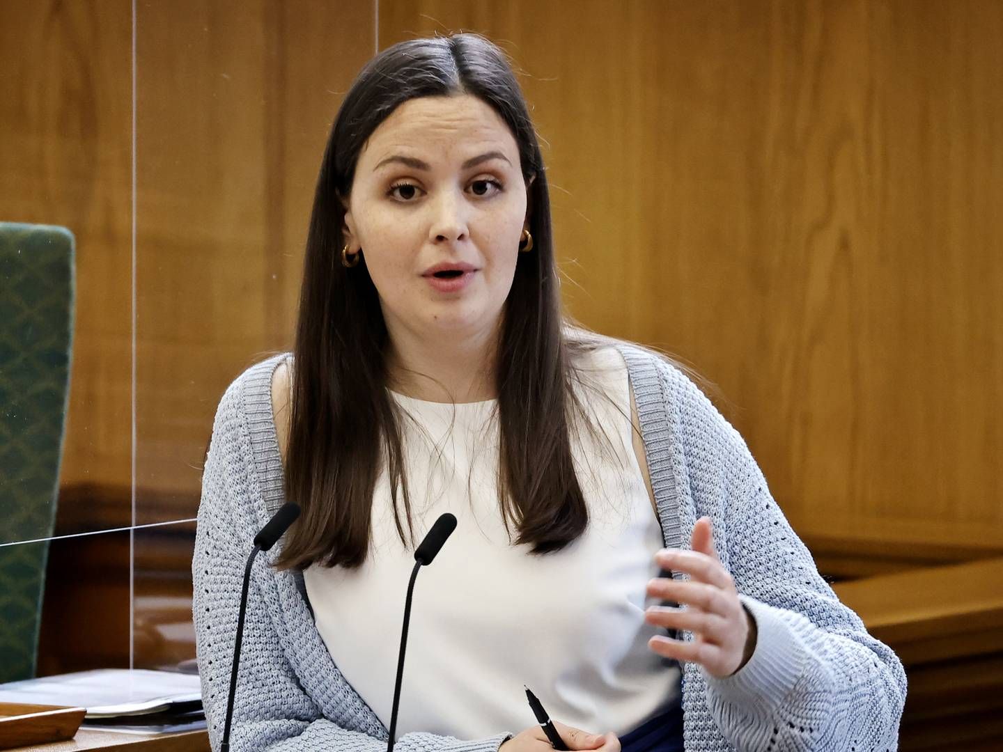 Enhedslistens finansordfører, Victoria Velasquez, foreslår, at man benytter samme metode til at give inflationshjælp som den, der bruges til den grønne check. | Foto: Jens Dresling