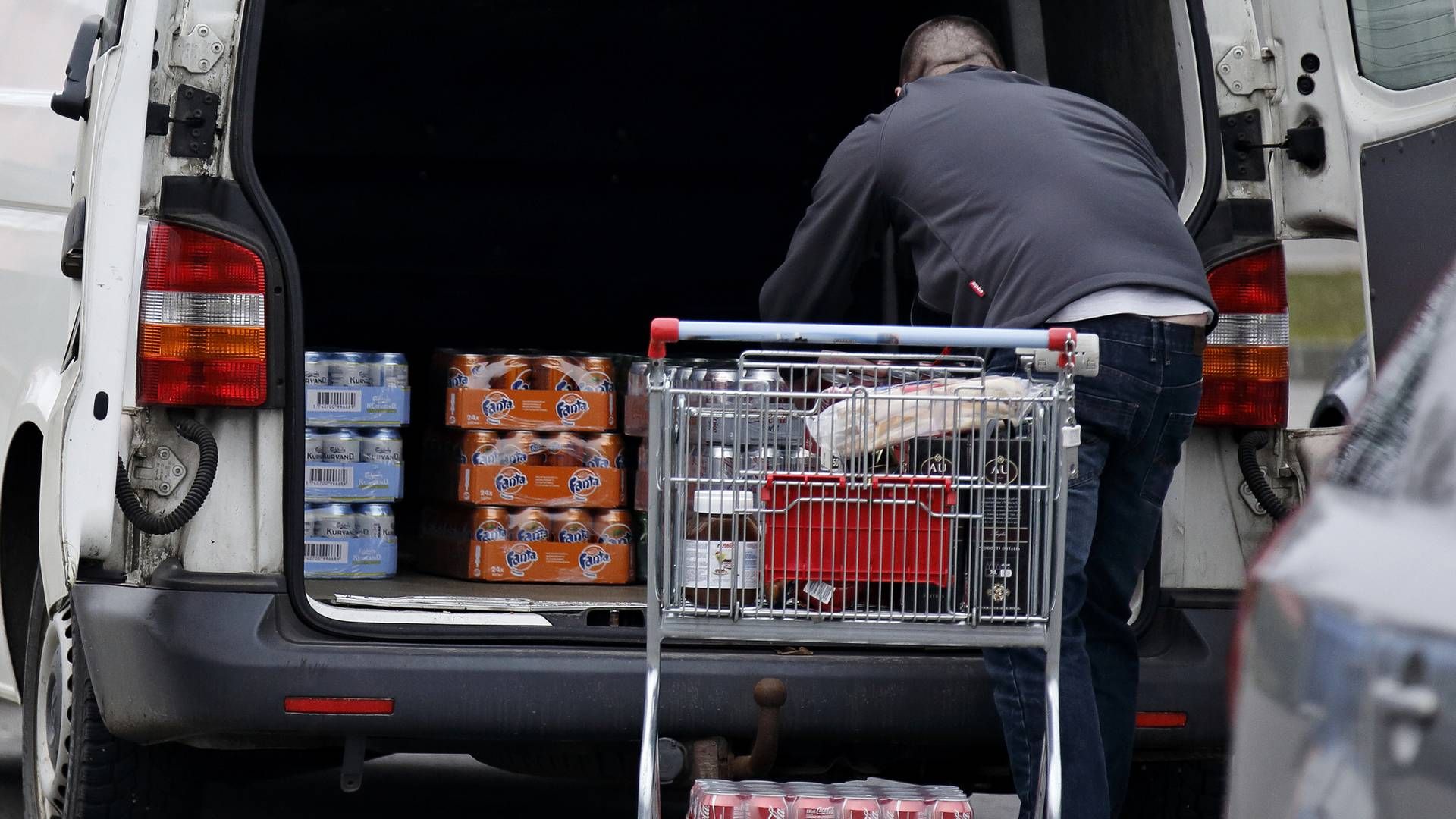 Øl og sodavand er fortsat de store varegrupper som bliver solgt i den dansk/tyske grænsehandel. | Foto: Jens Dresling