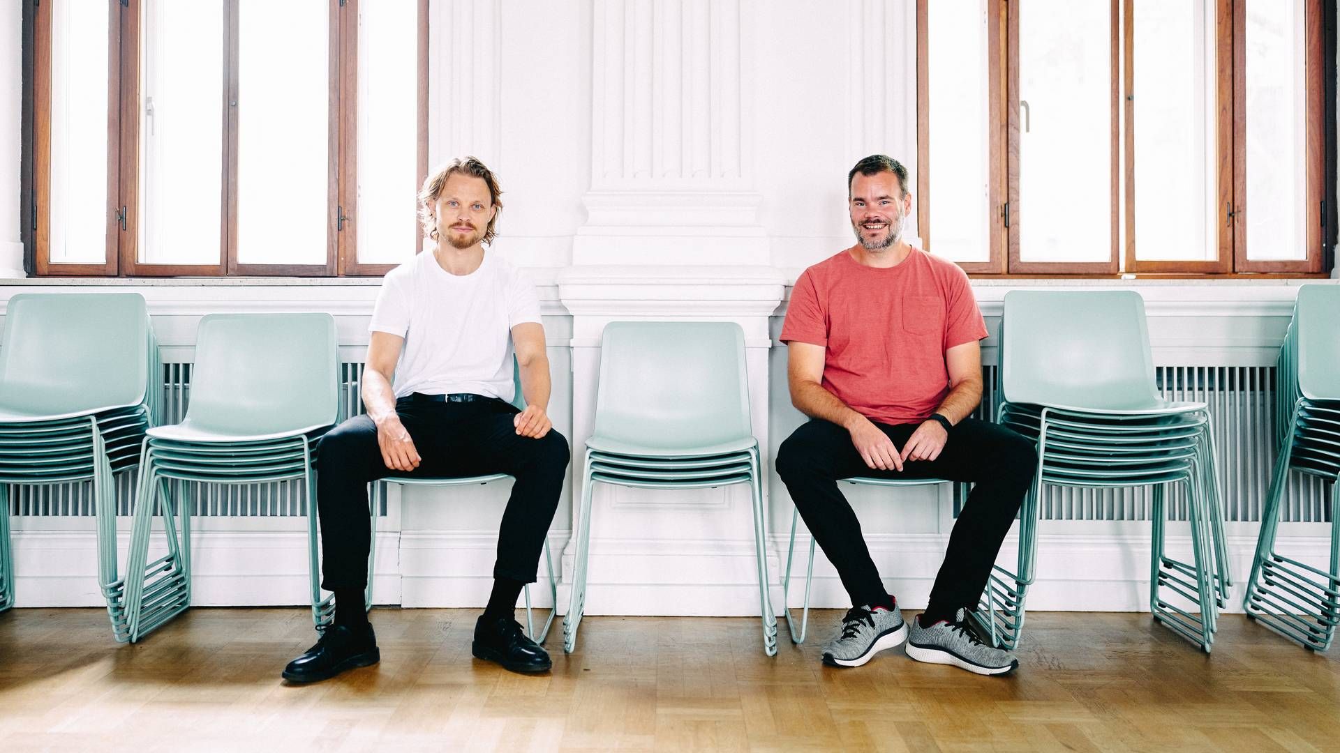 Søren Nørgaard (tv.) og Kristian Kongsted, der har stiftet Teamway | Foto: Teamway / PR