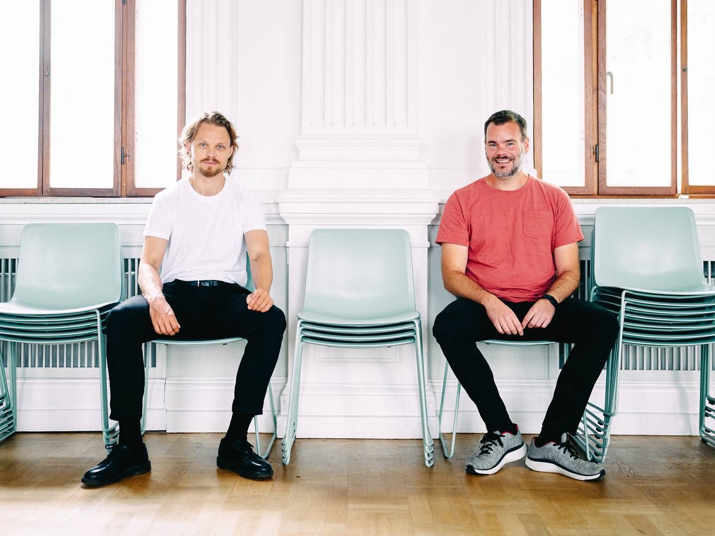 Søren Nørgaard (tv.) og Kristian Kongsted, der har stiftet Teamway | Foto: Teamway / PR